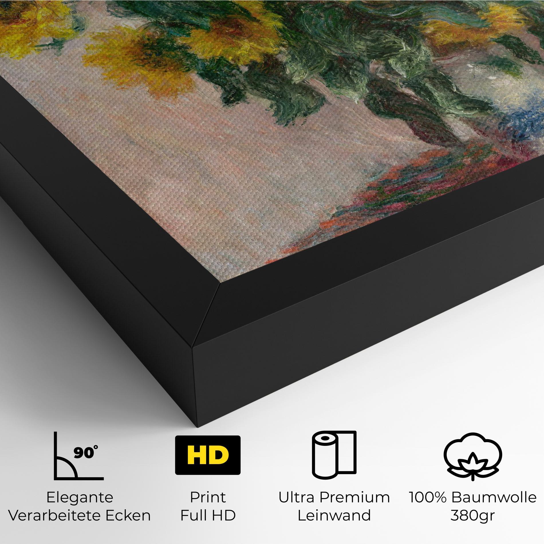 Leinwandbild Bouquet Of Sunflowers 1881 mockup 4