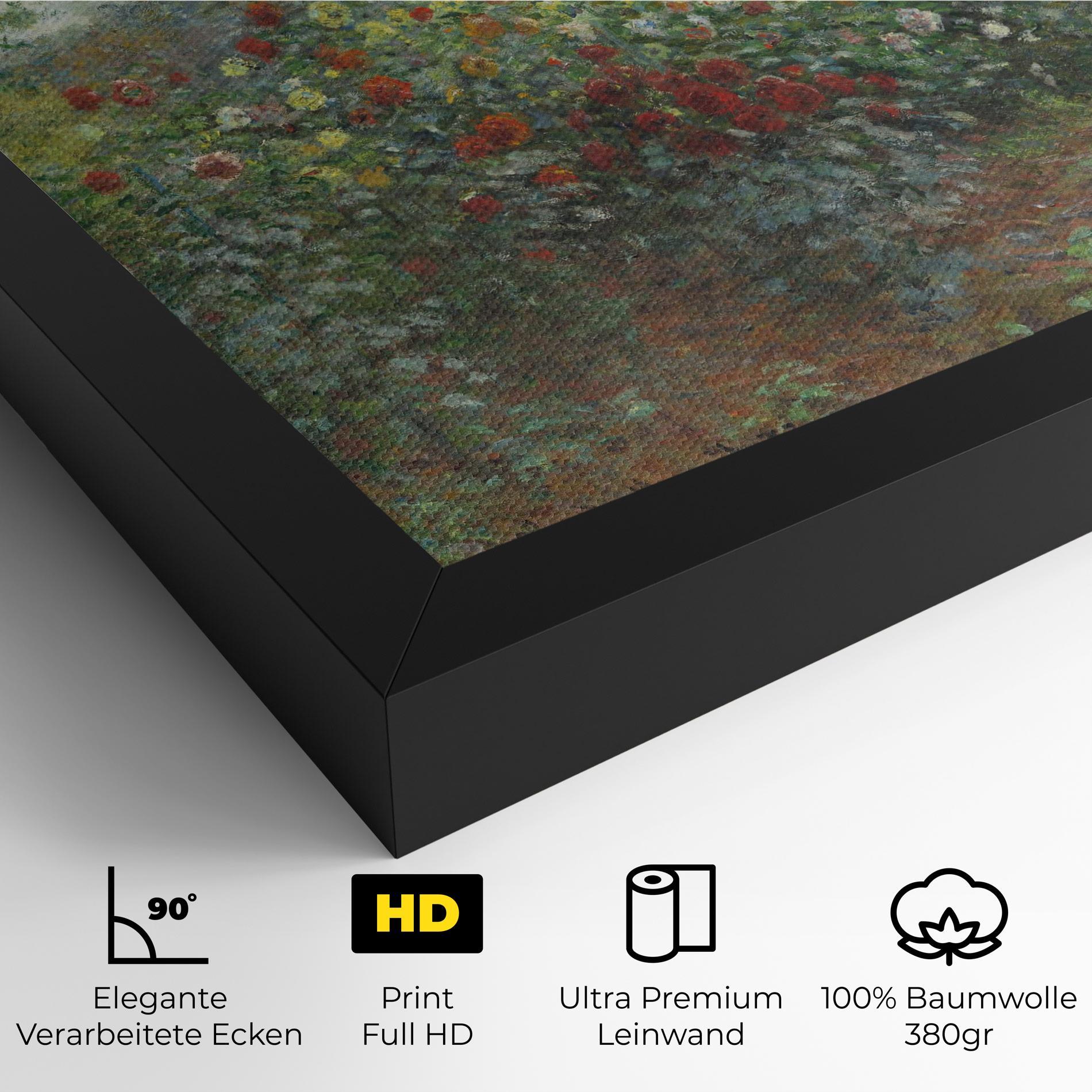 Leinwandbild Garden In Argenteuilt mockup 4