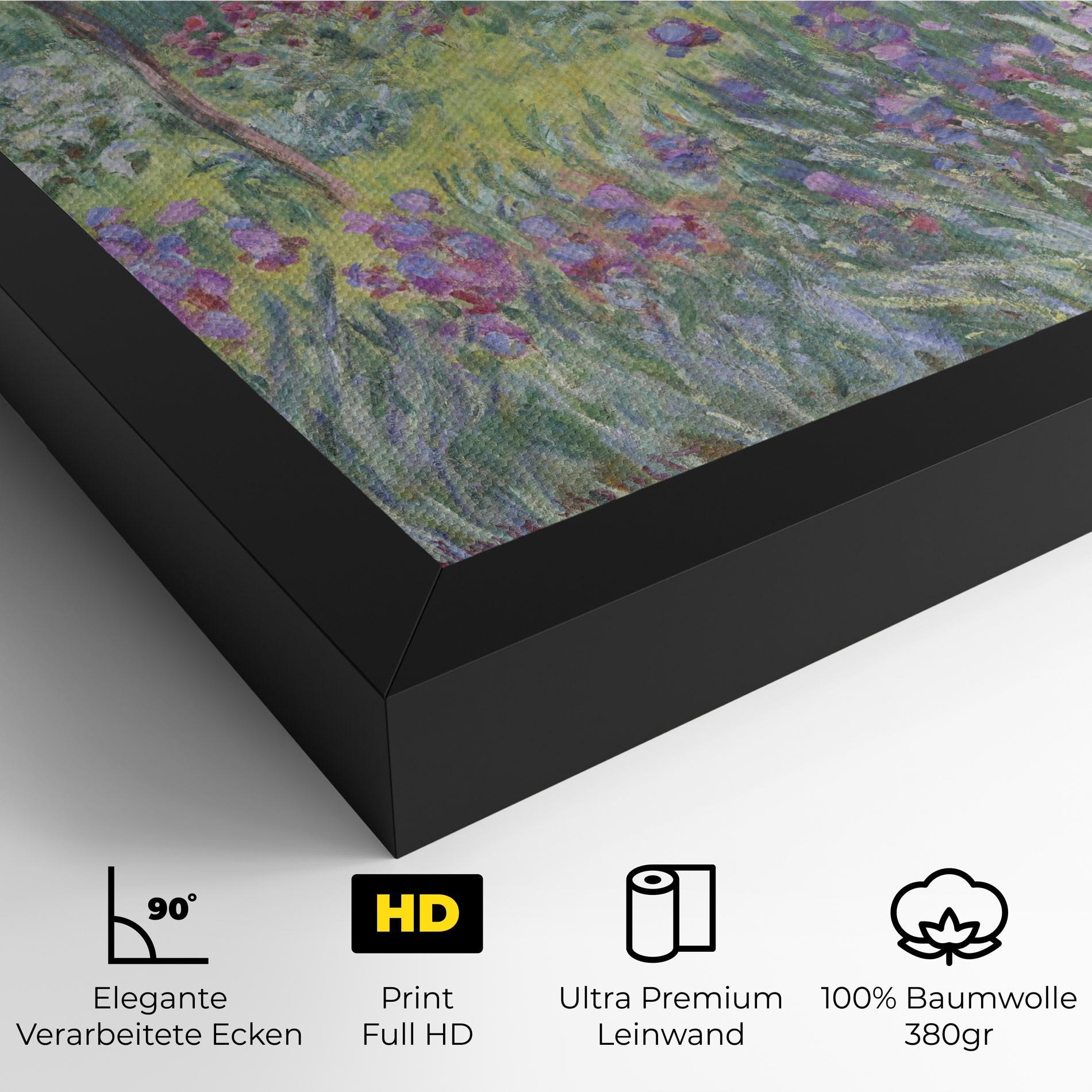 Leinwandbild Garden In Giverny Monet mockup 4