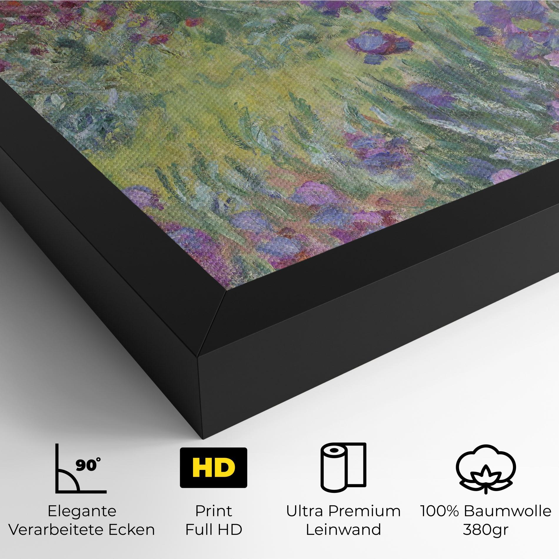 Leinwandbild Garden In Giverny mockup 4