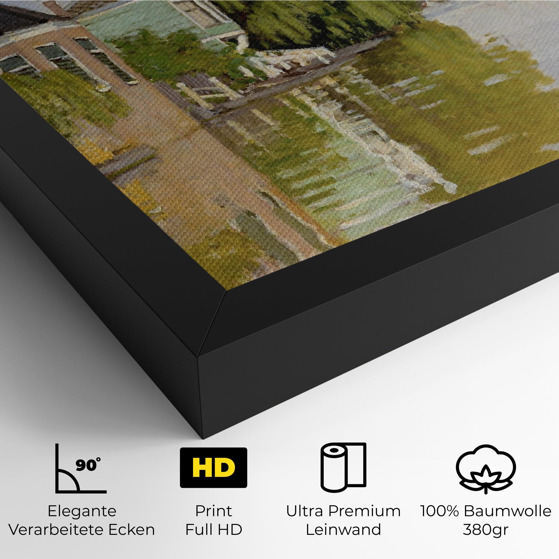 Leinwandbild Houses On The Achterzaan mockup 4