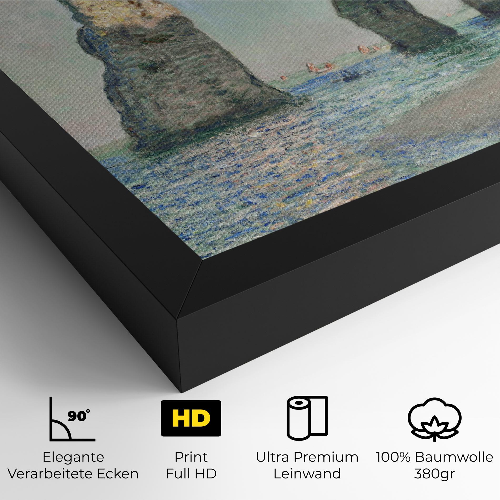 Leinwandbild The Cliffs At Etretat mockup 4