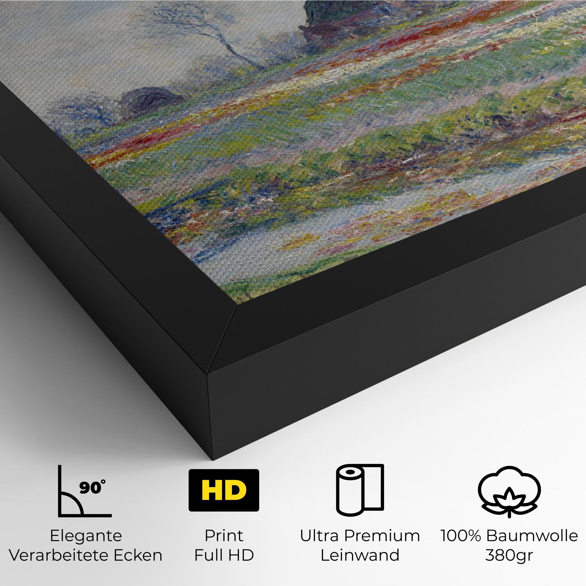 Leinwandbild Tulip Fields At Sassenheim mockup 4