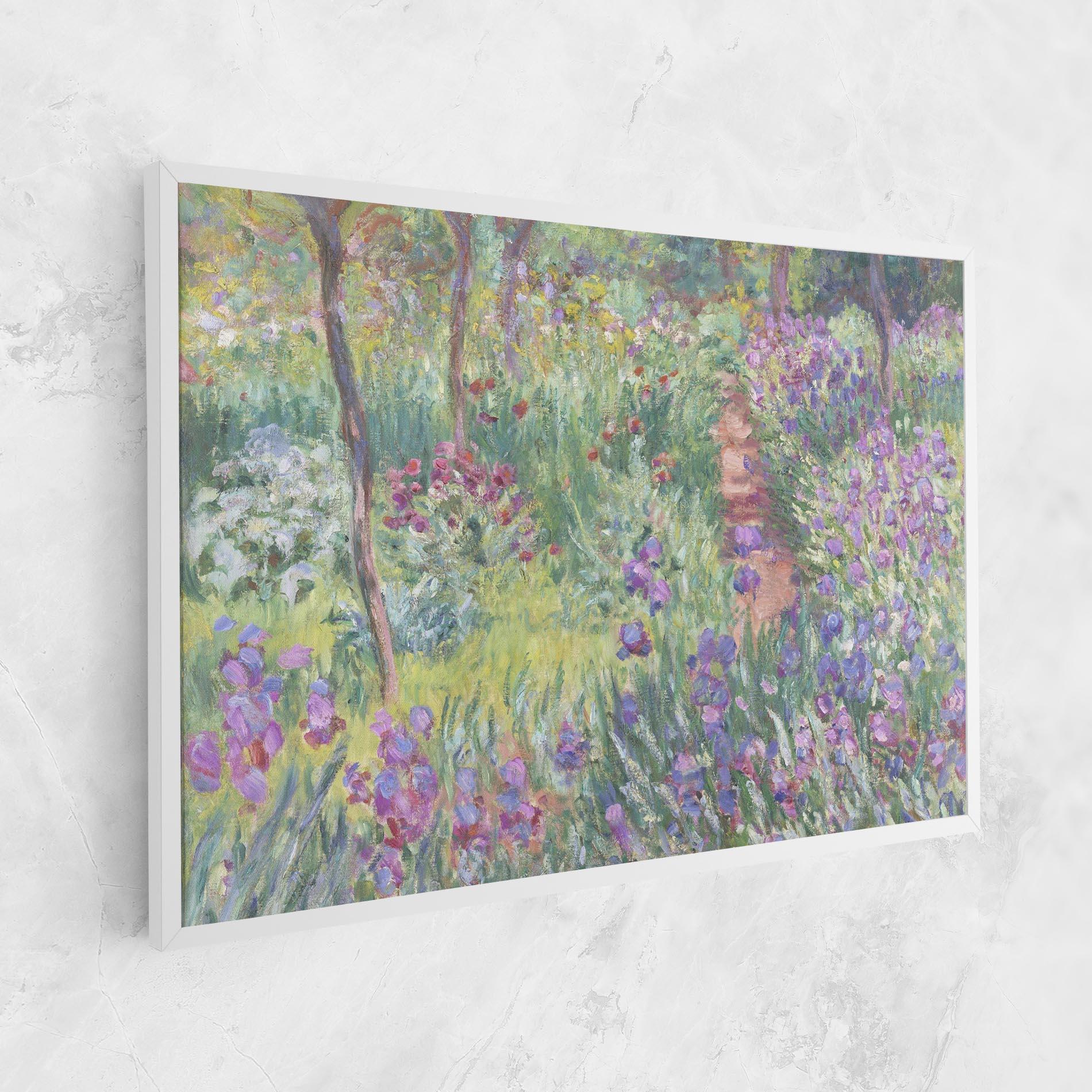 Leinwandbild Garden In Giverny Monet mockup 1