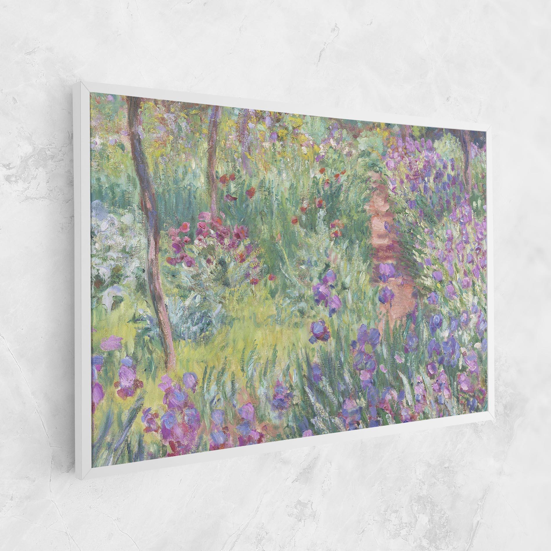 Leinwandbild Garden In Giverny mockup 1