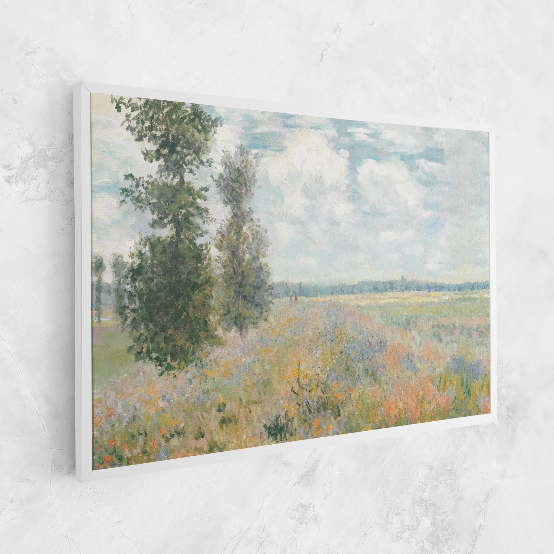 Leinwandbild Monet's Landscape Background mockup 1