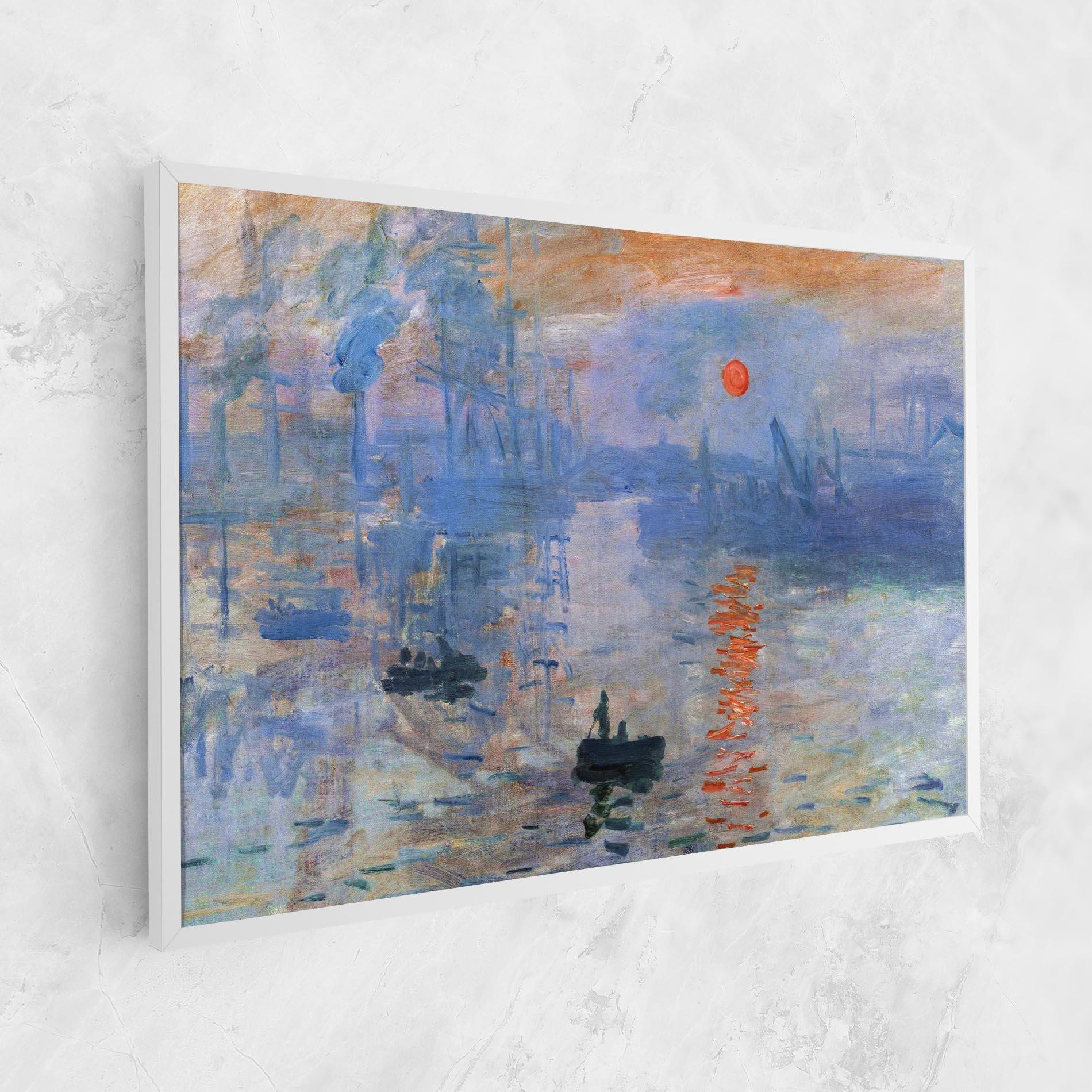 Leinwandbild Monet Impressionist mockup 1