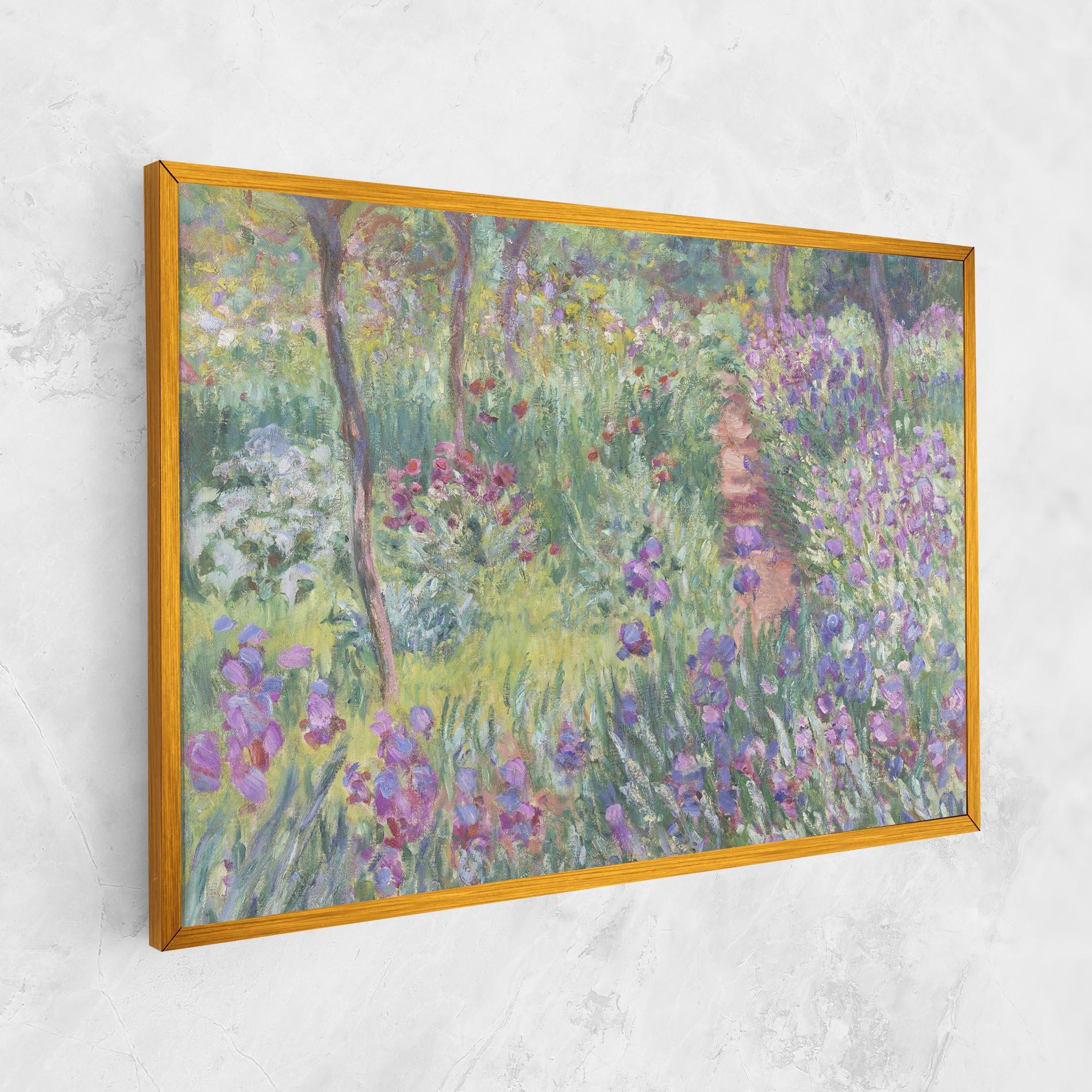 Leinwandbild Garden In Giverny Monet mockup 1