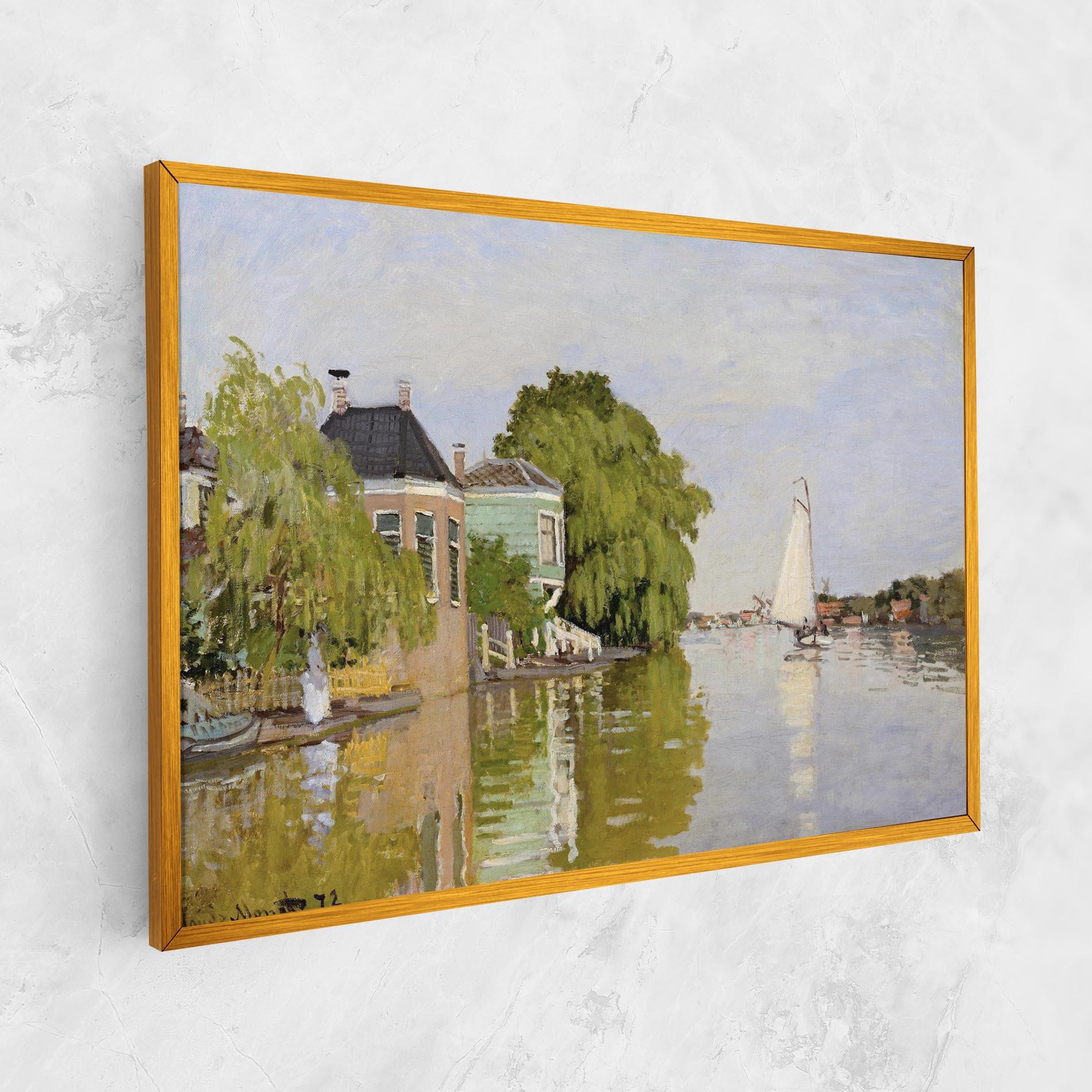 Leinwandbild Houses On The Achterzaan mockup 1