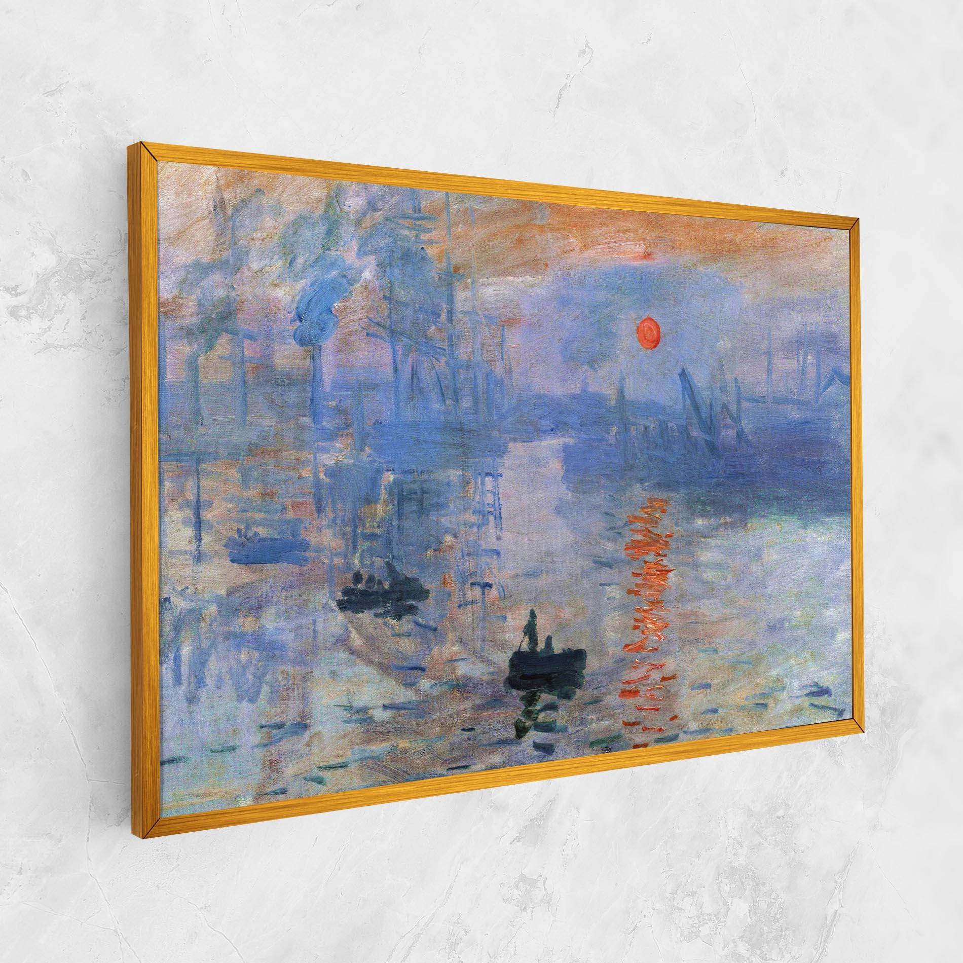 Leinwandbild Monet Impressionist mockup 1