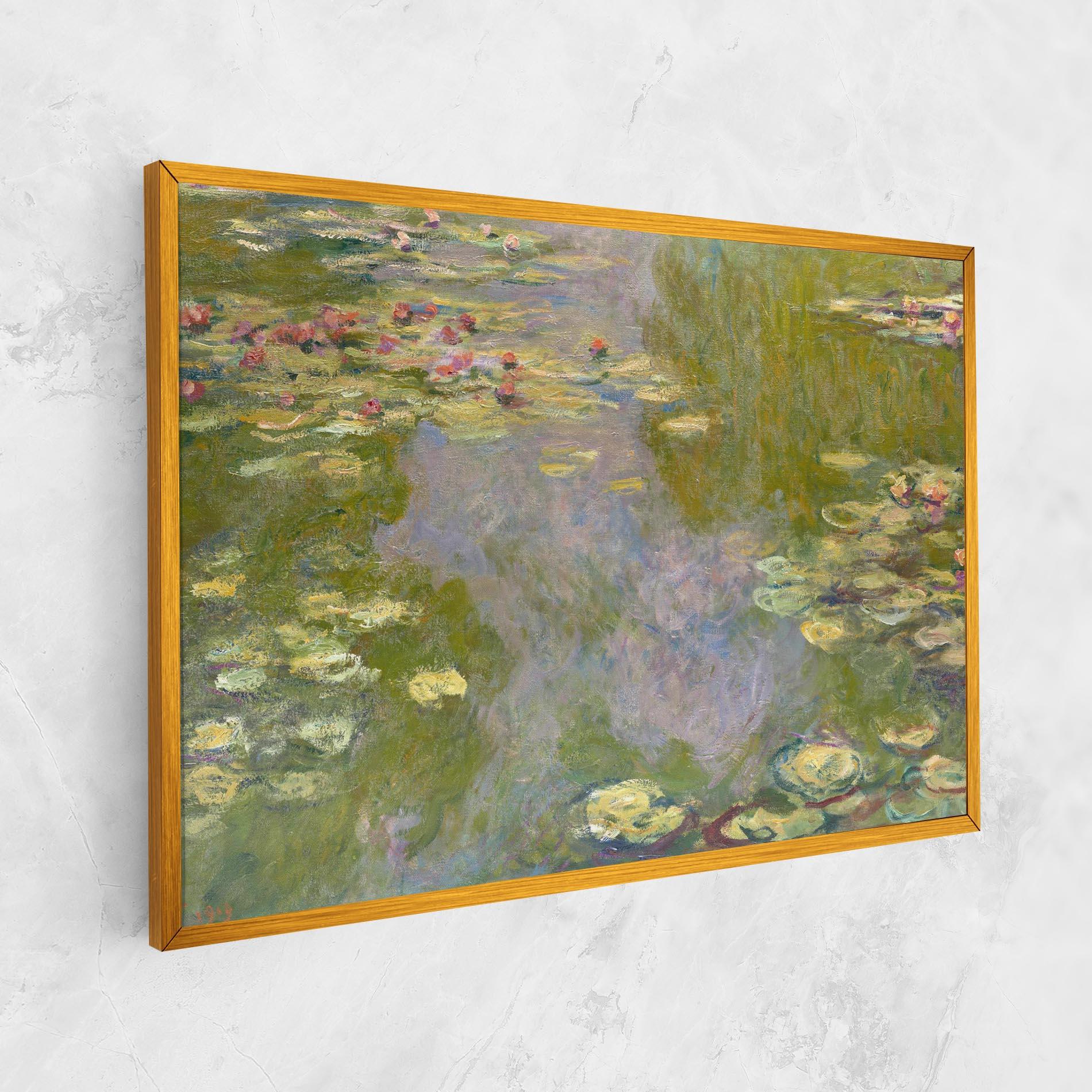 Leinwandbild Water Lilies Monet mockup 1