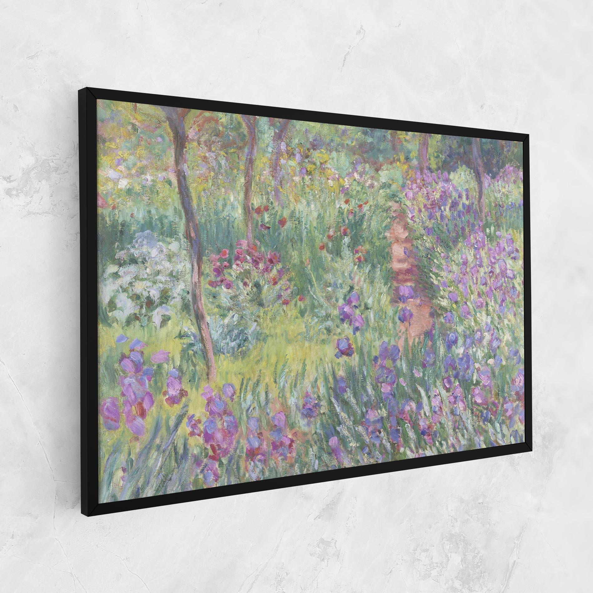 Leinwandbild Garden In Giverny Monet mockup 1