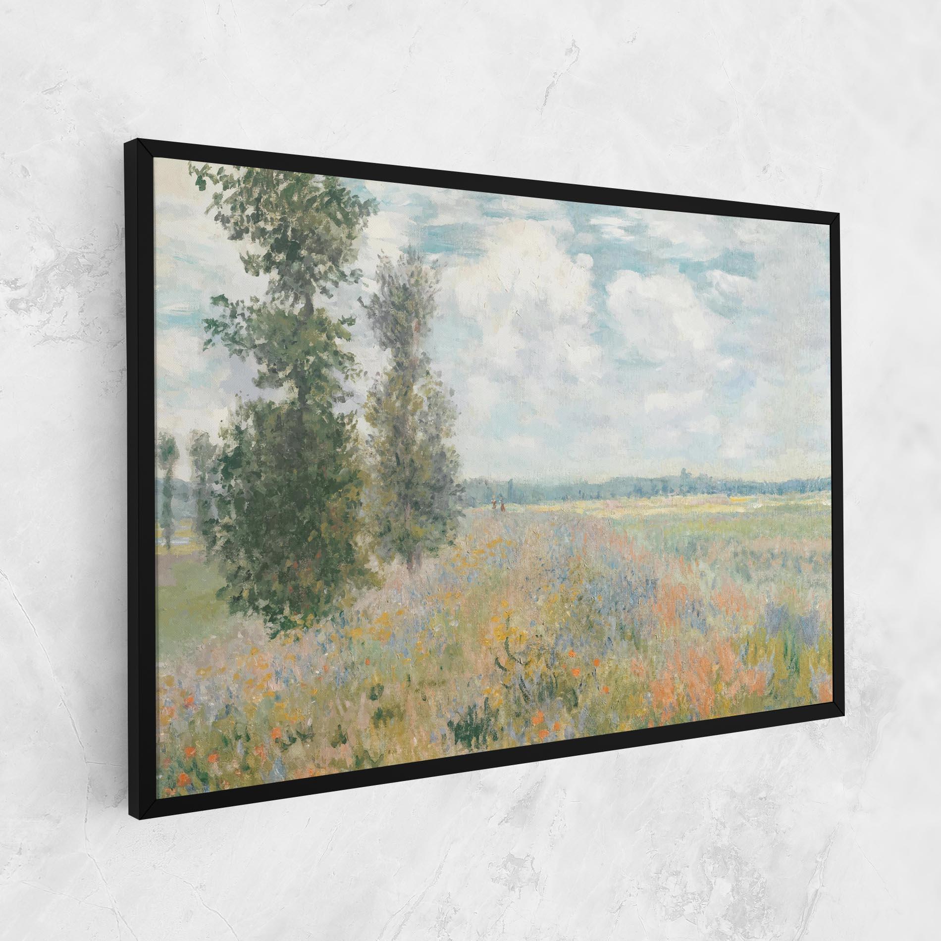 Leinwandbild Monet's Landscape Background mockup 1
