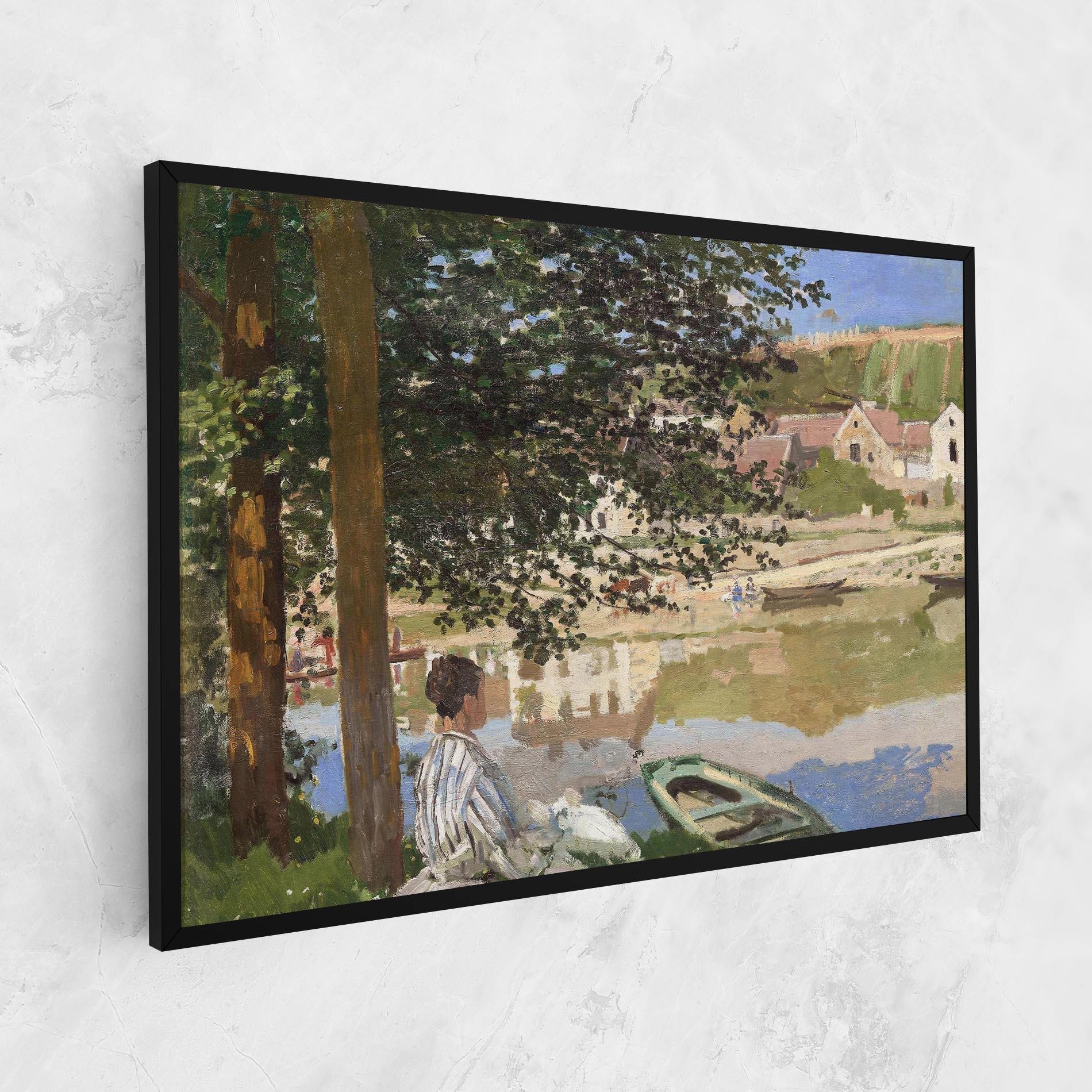 Leinwandbild On The Bank Of The Seine mockup 1