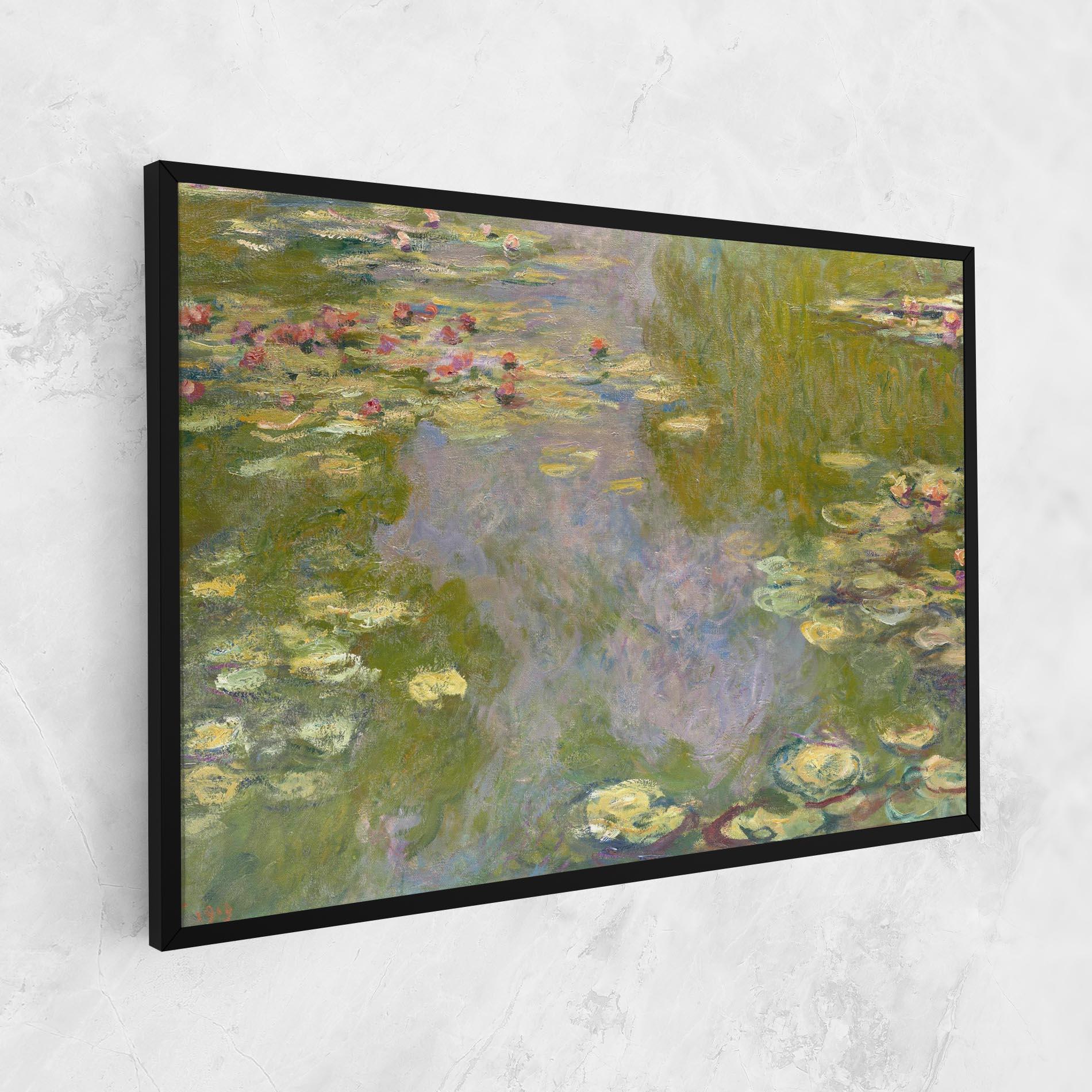 Leinwandbild Water Lilies Monet mockup 1