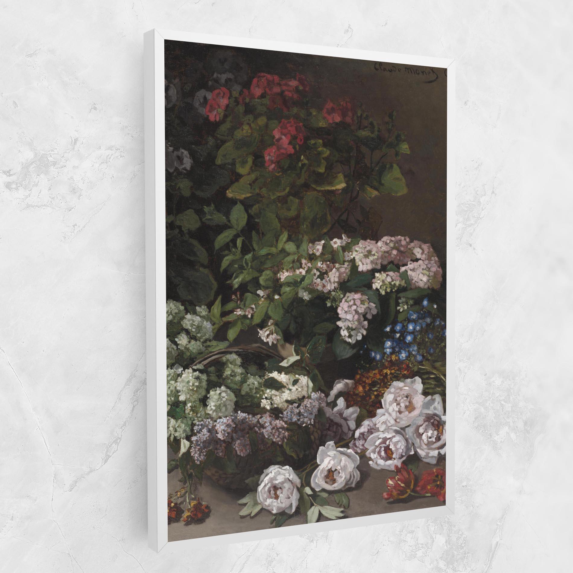 Leinwandbild Spring Flowers Monet mockup 1