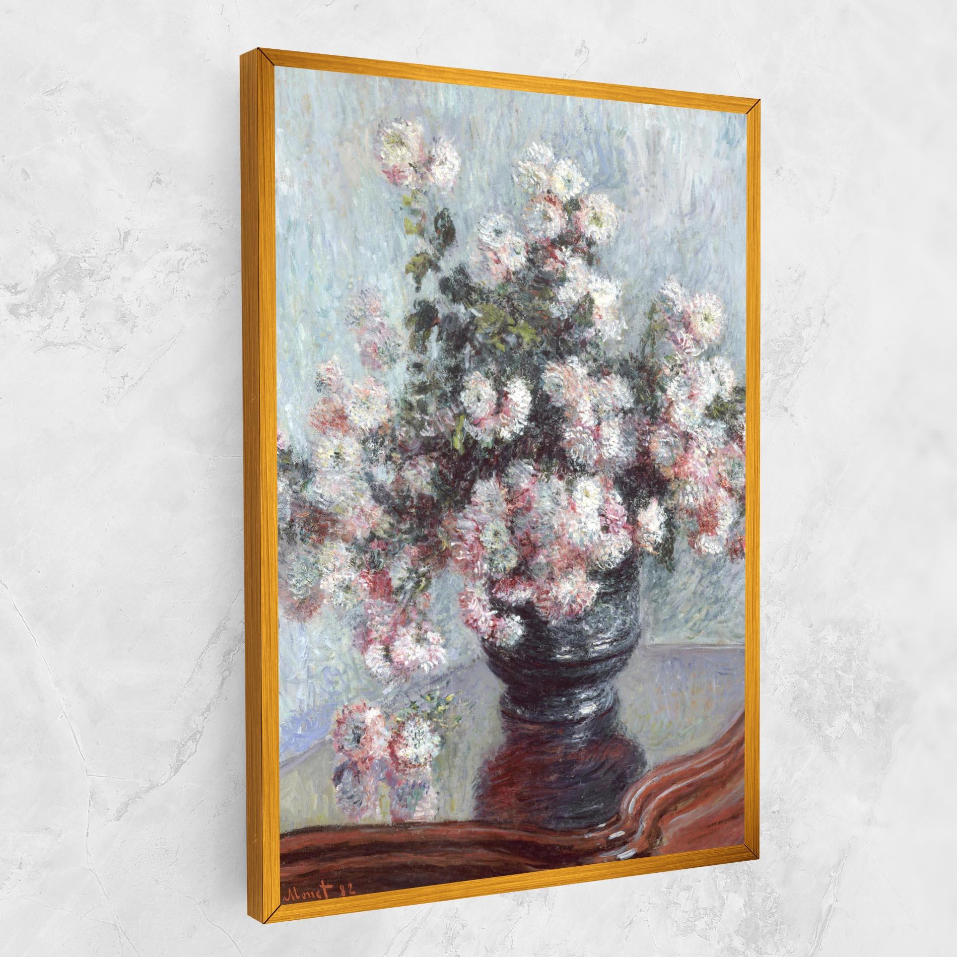 Leinwandbild Chrysanthemums mockup 1