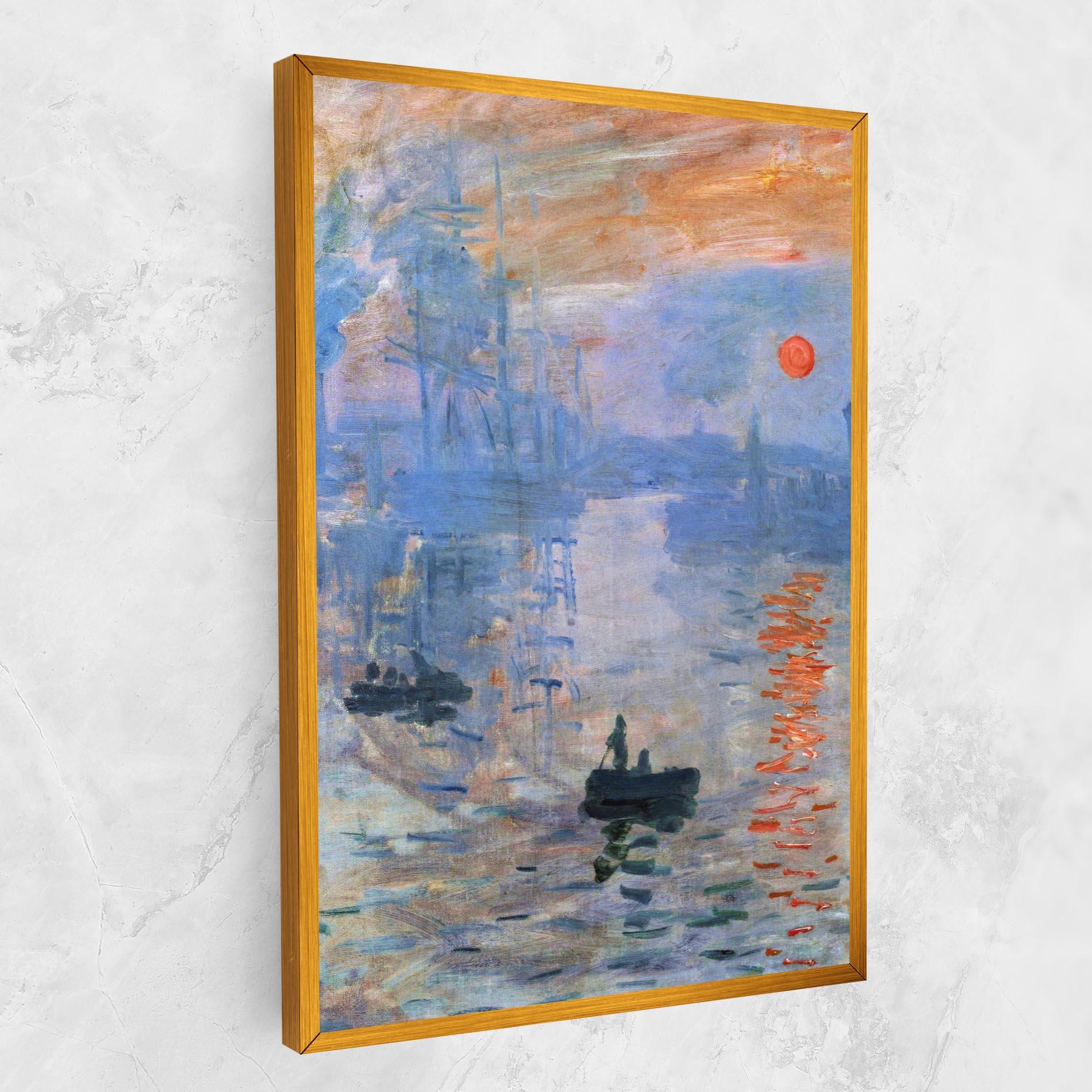 Leinwandbild Sunrise Painting mockup 1