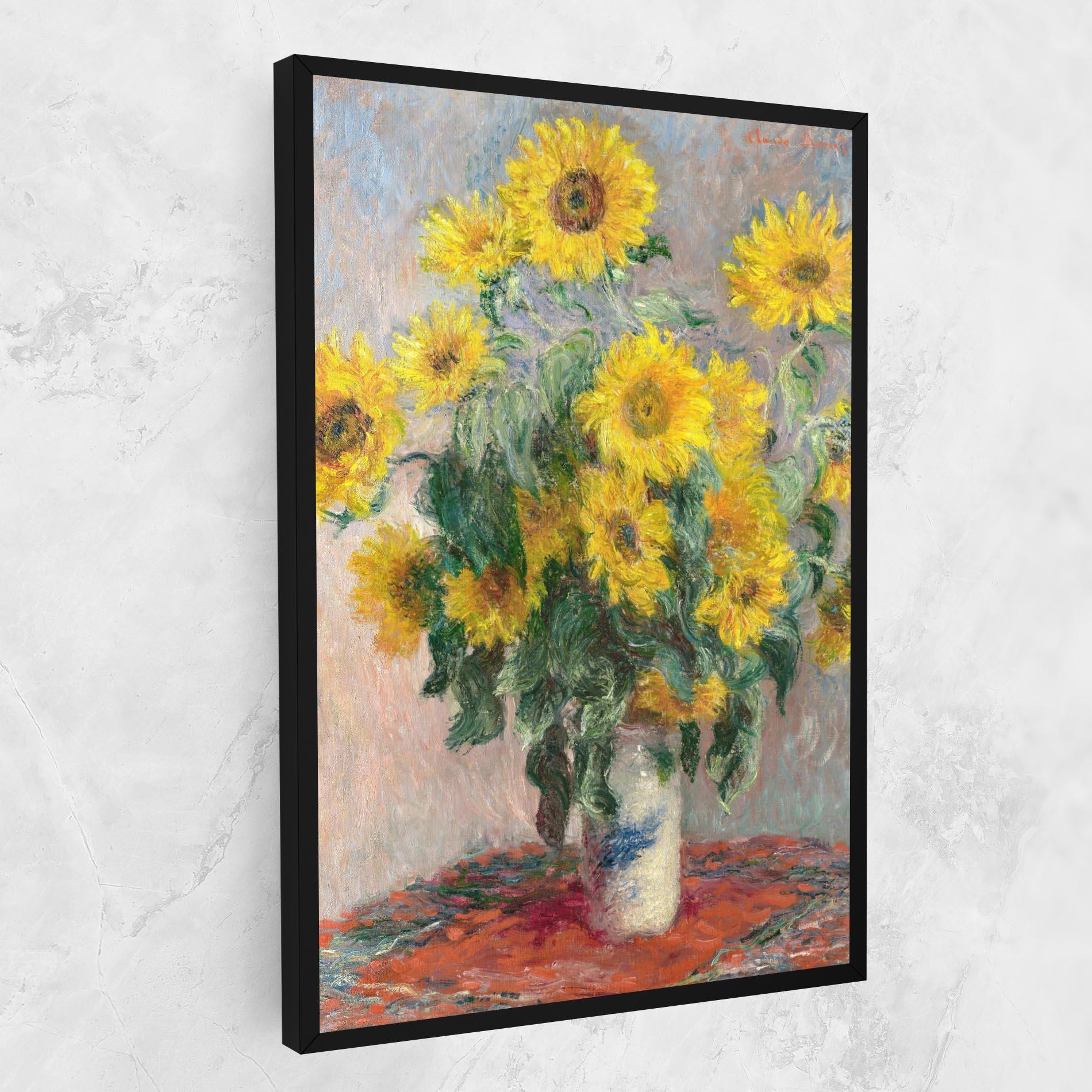 Leinwandbild Bouquet Of Sunflowers 1881 mockup 1