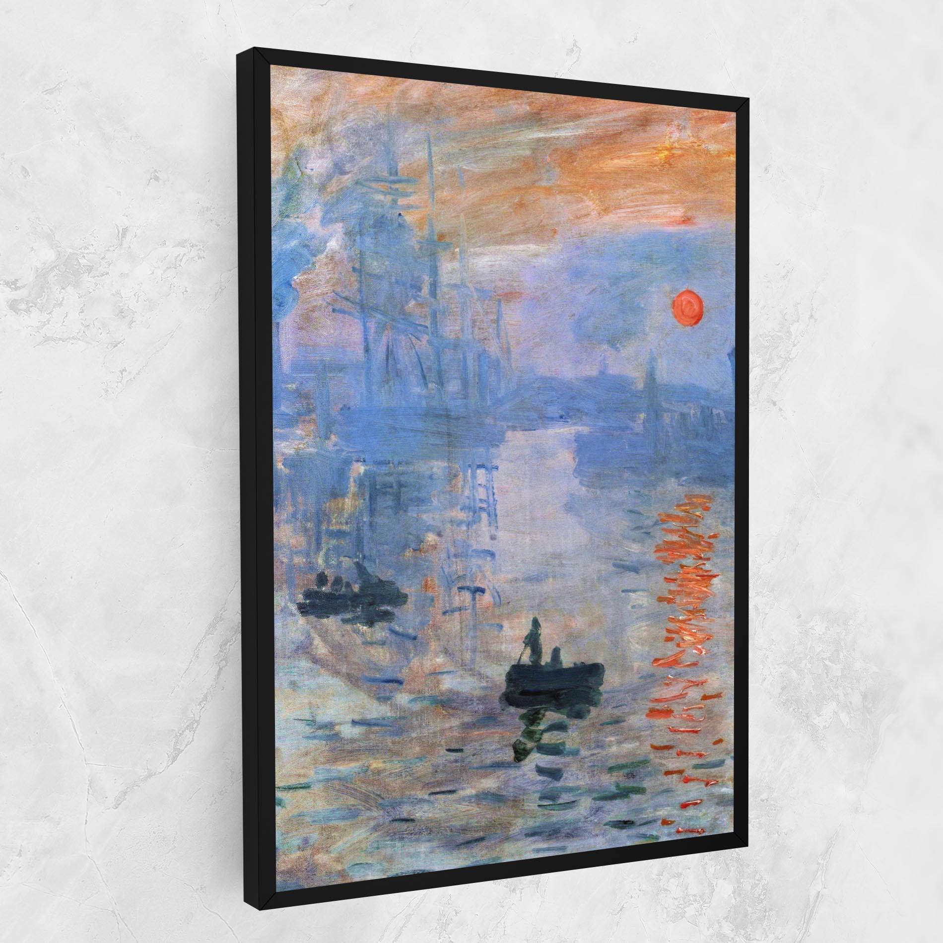 Leinwandbild Sunrise Painting mockup 1