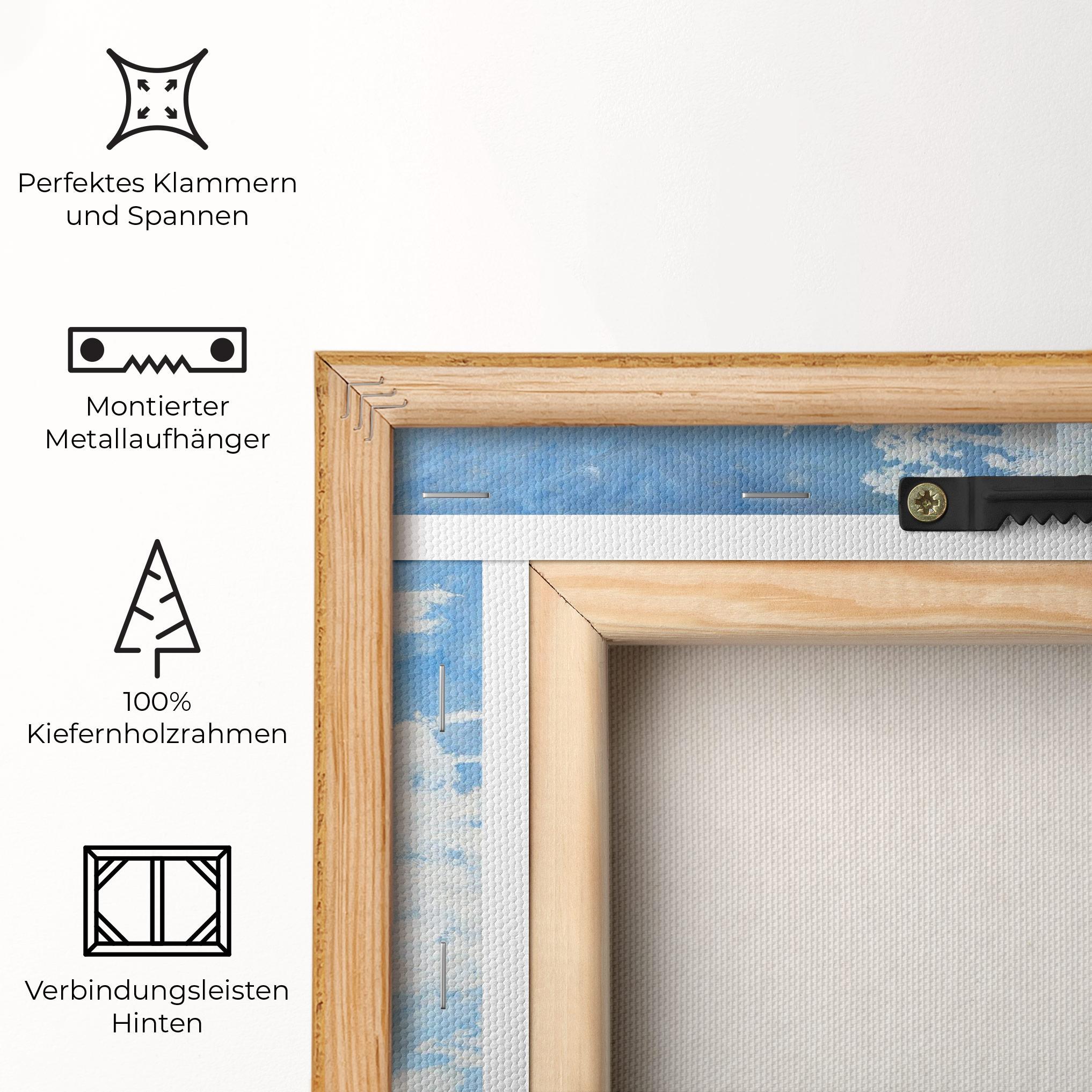 Leinwandbild Clouds Monet mockup 5