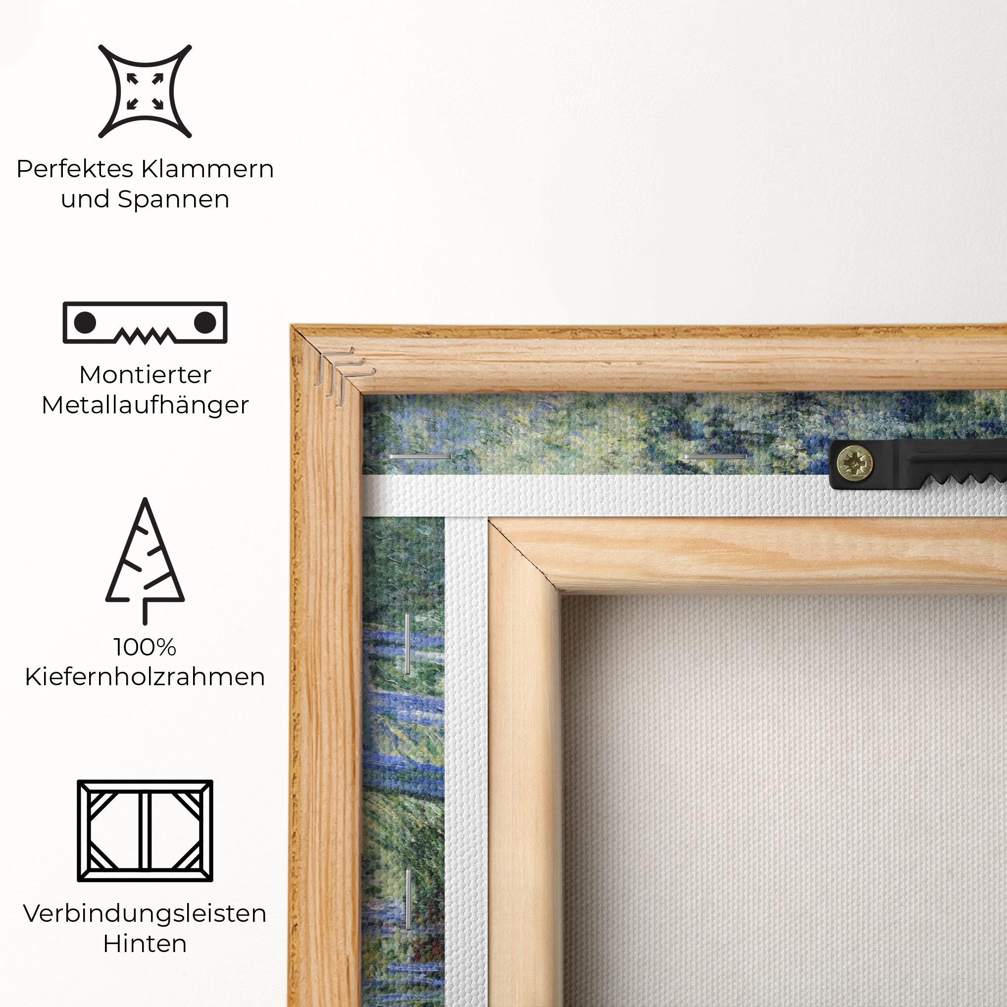 Leinwandbild Water Lilies mockup 5