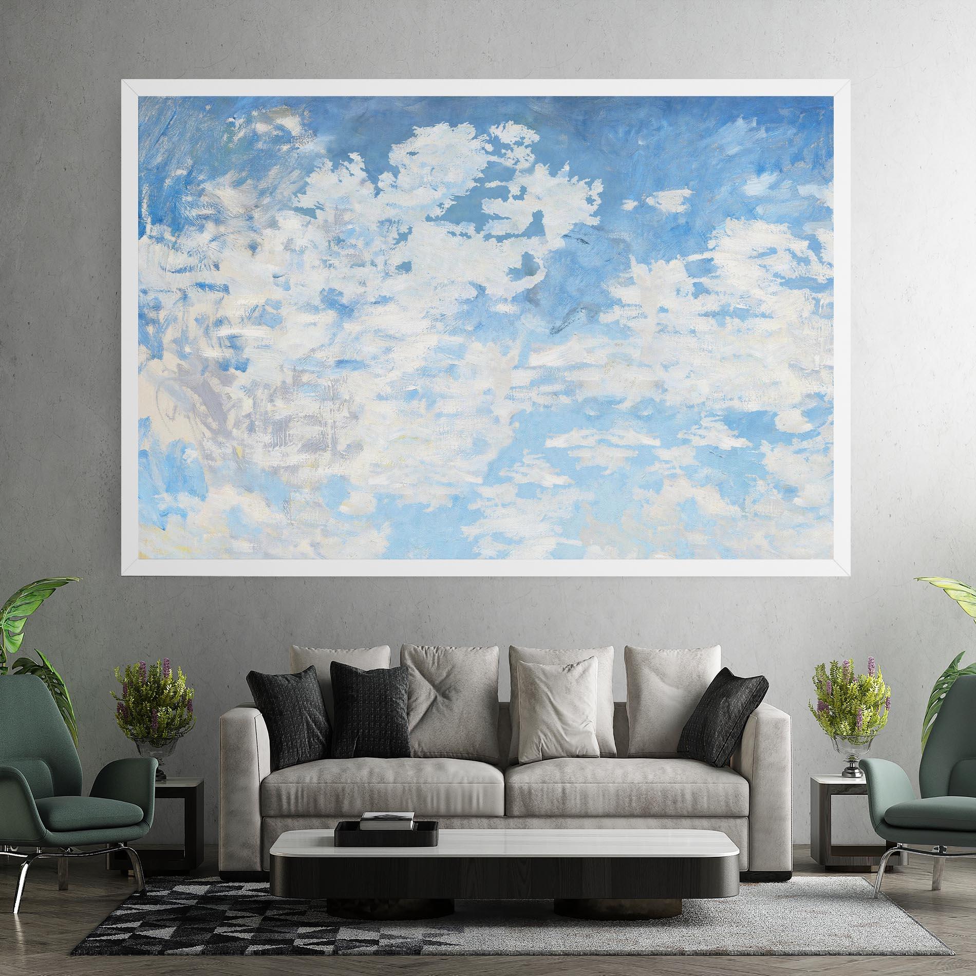 Leinwandbild Clouds Monet mockup 7
