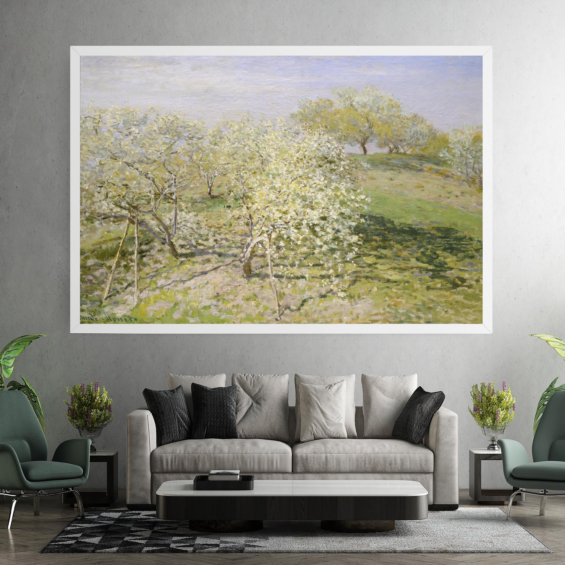 Leinwandbild Fruit Trees In Bloom mockup 7