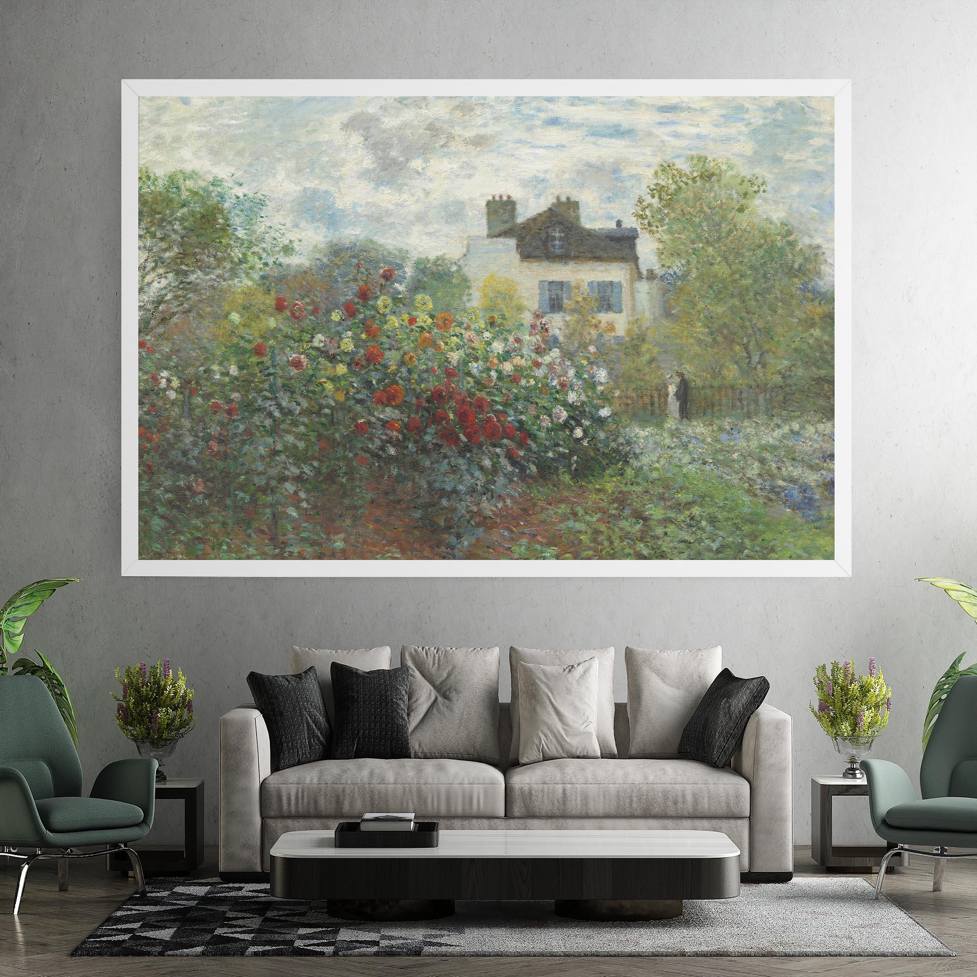 Leinwandbild Garden In Argenteuilt mockup 7