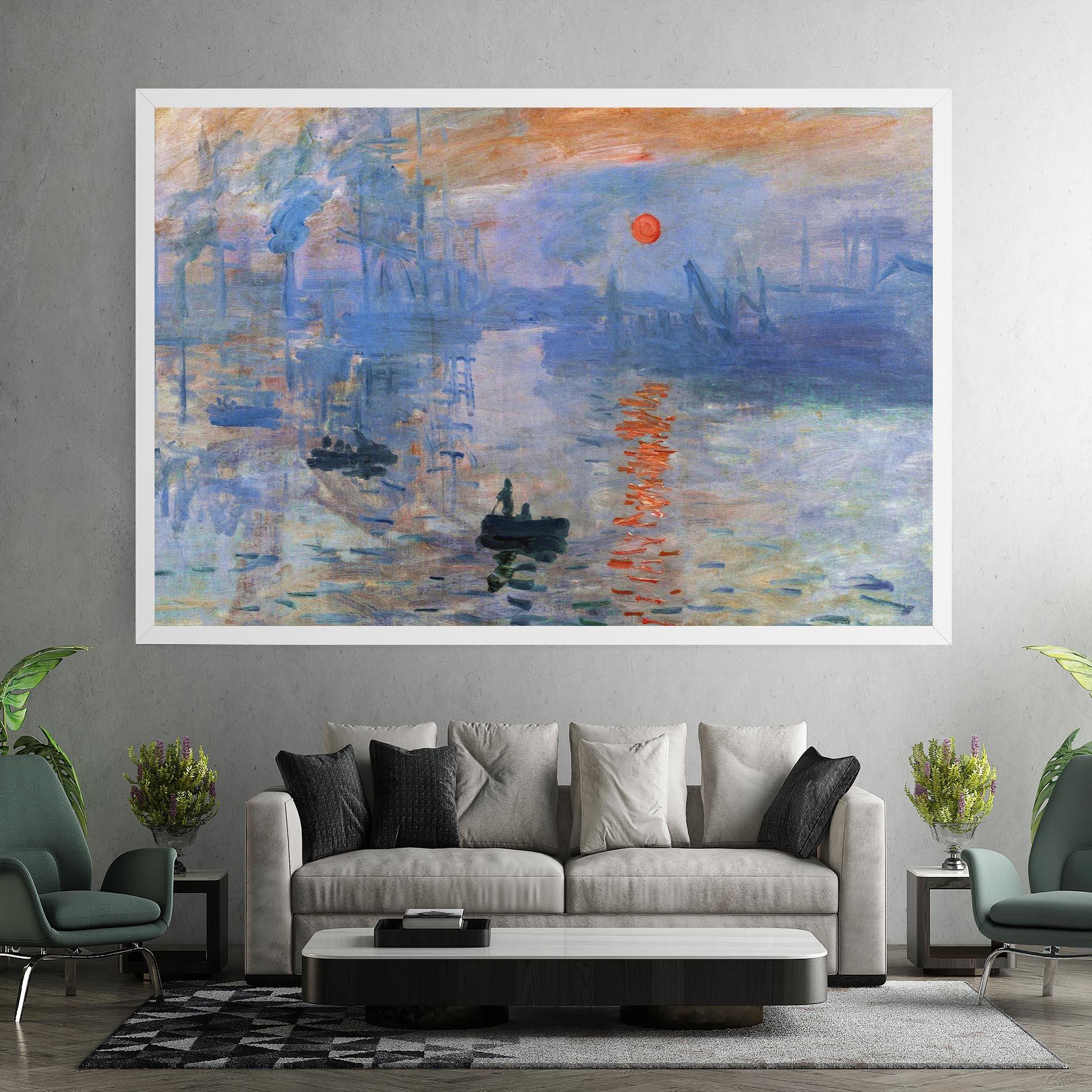 Leinwandbild Monet Impressionist mockup 7