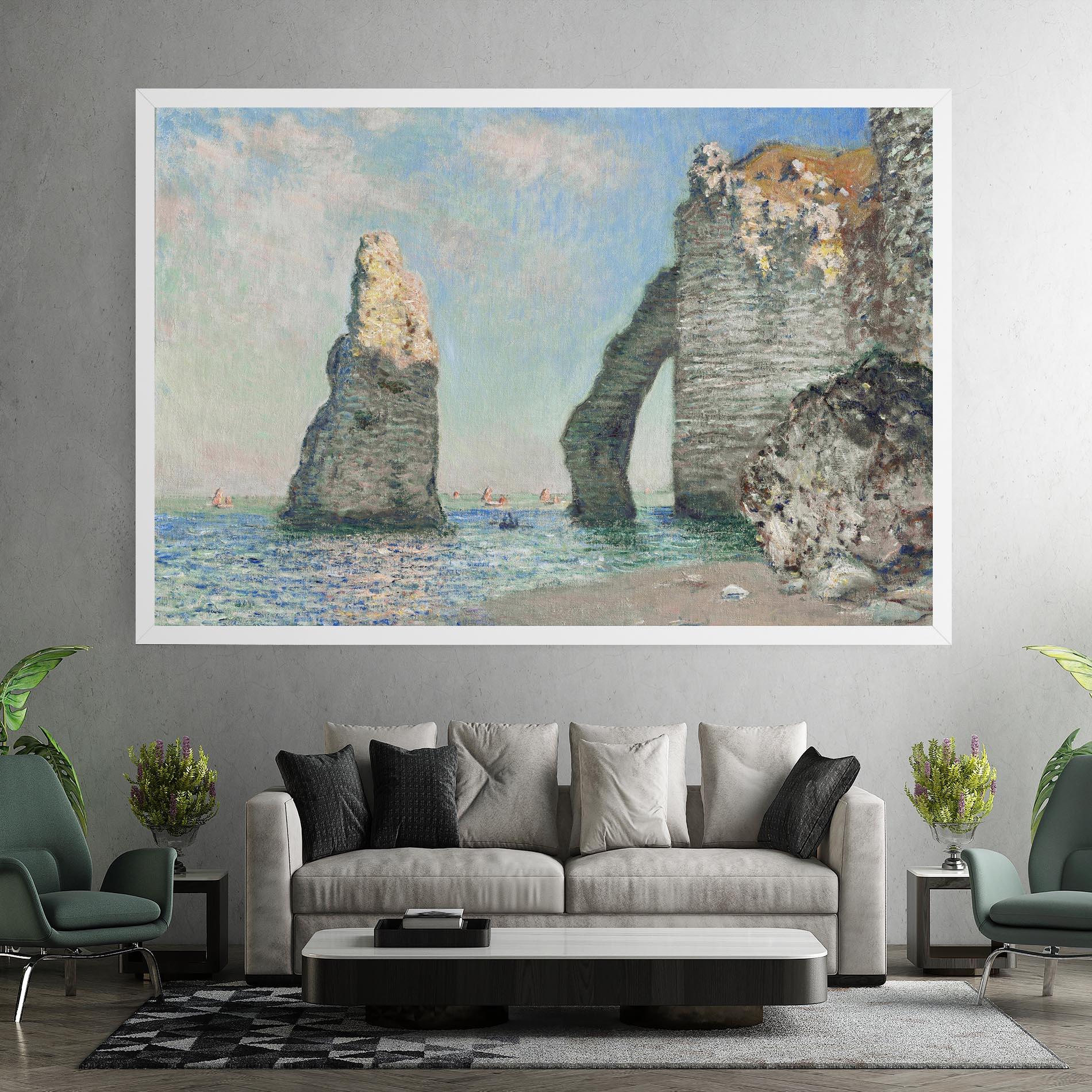 Leinwandbild The Cliffs At Etretat mockup 7