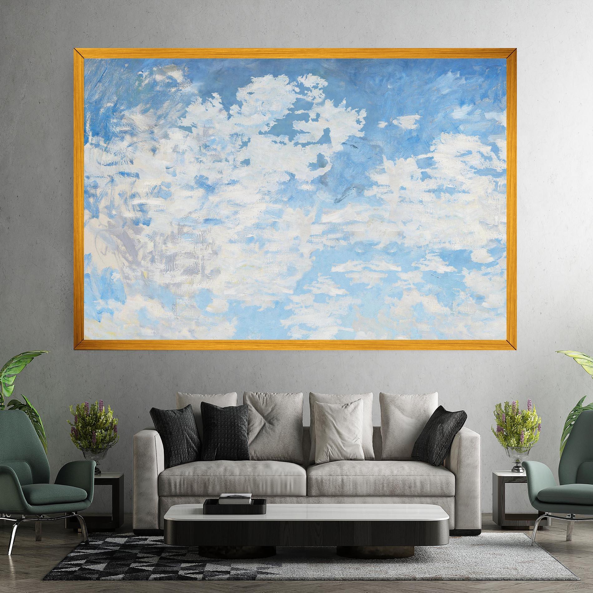 Leinwandbild Clouds Monet mockup 7