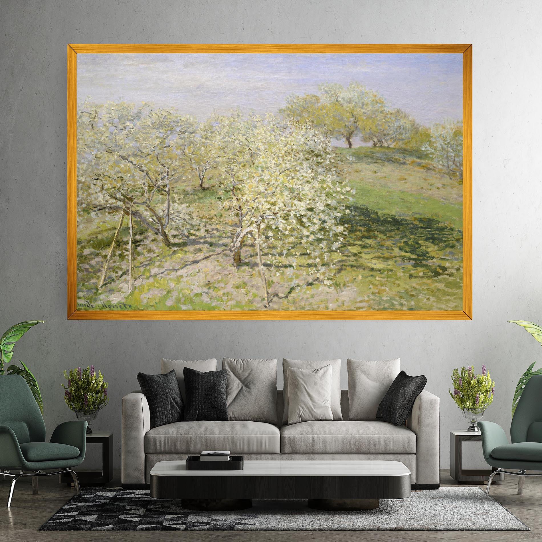 Leinwandbild Fruit Trees In Bloom mockup 7
