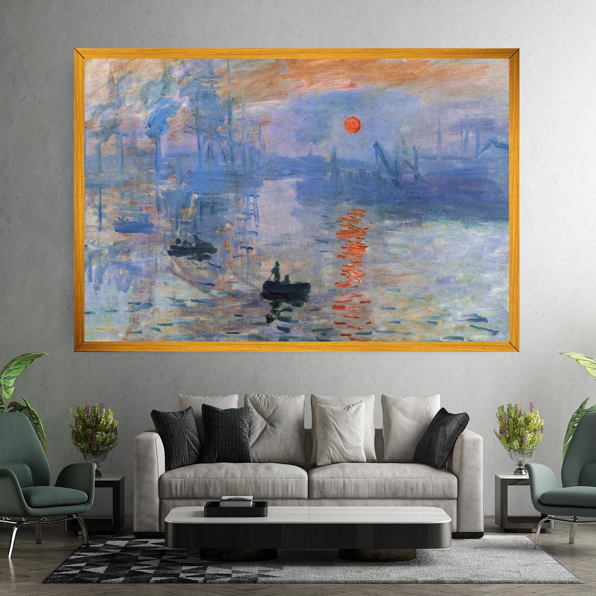 Leinwandbild Monet Impressionist mockup 7