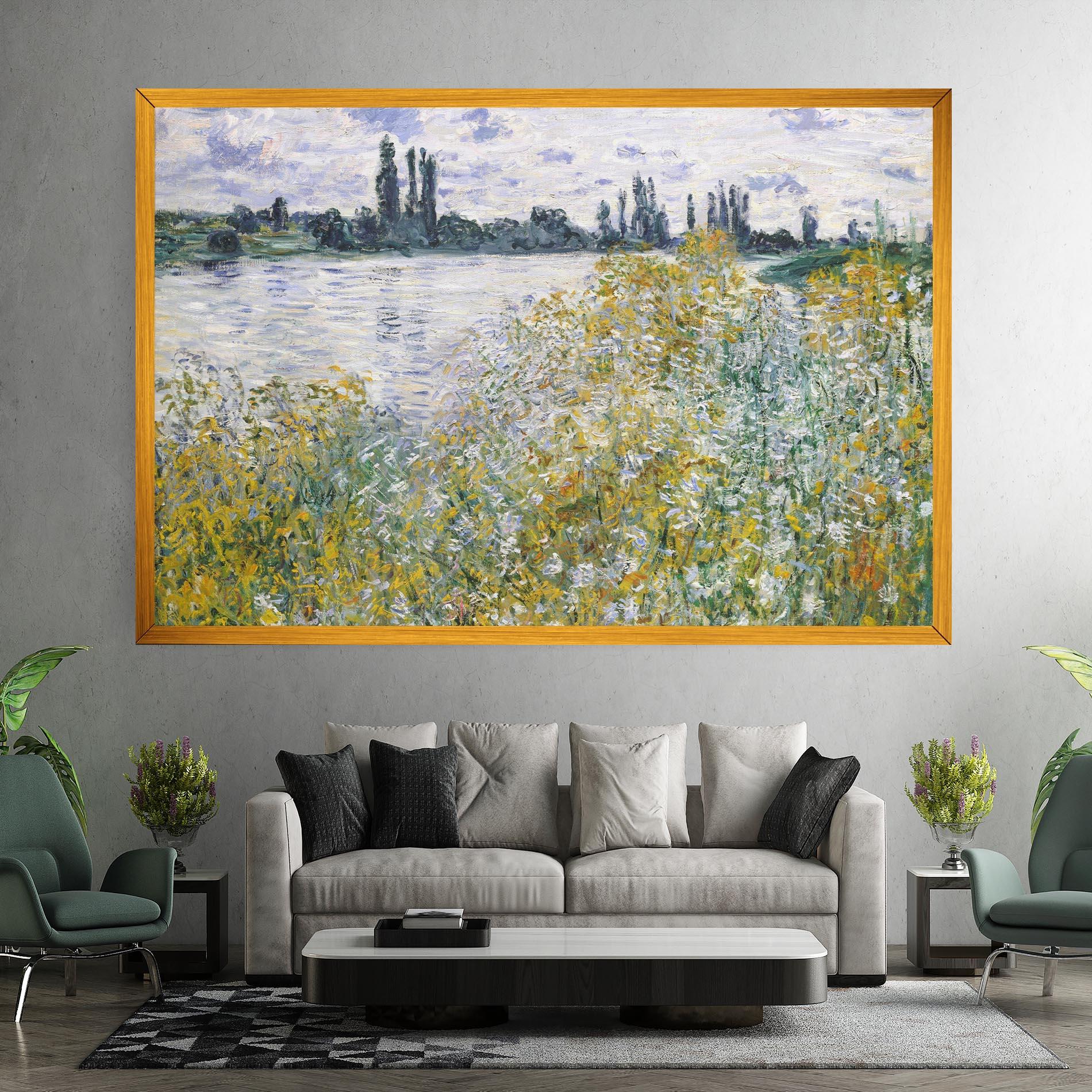 Leinwandbild Near Vetheuil mockup 7