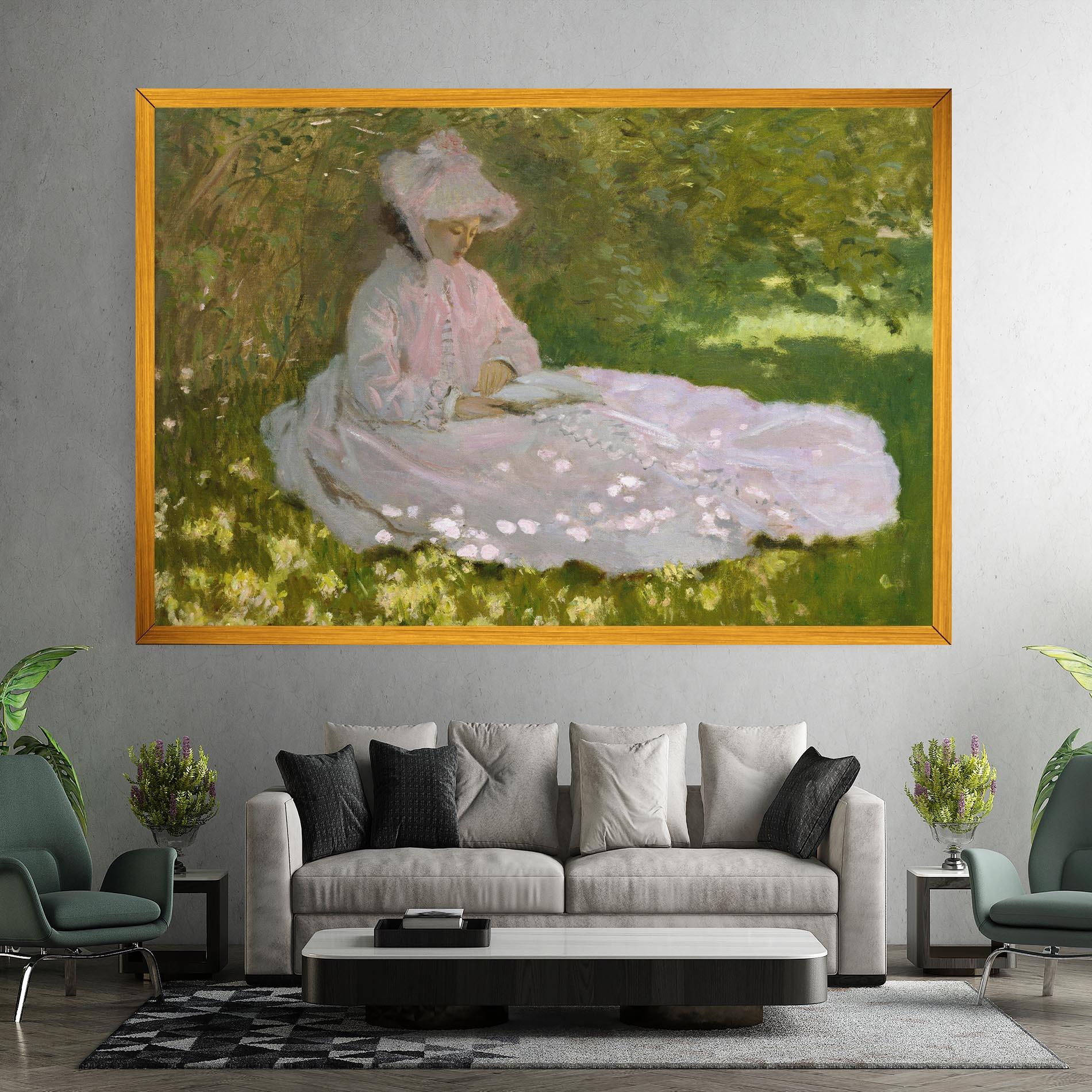 Leinwandbild Springtime mockup 7