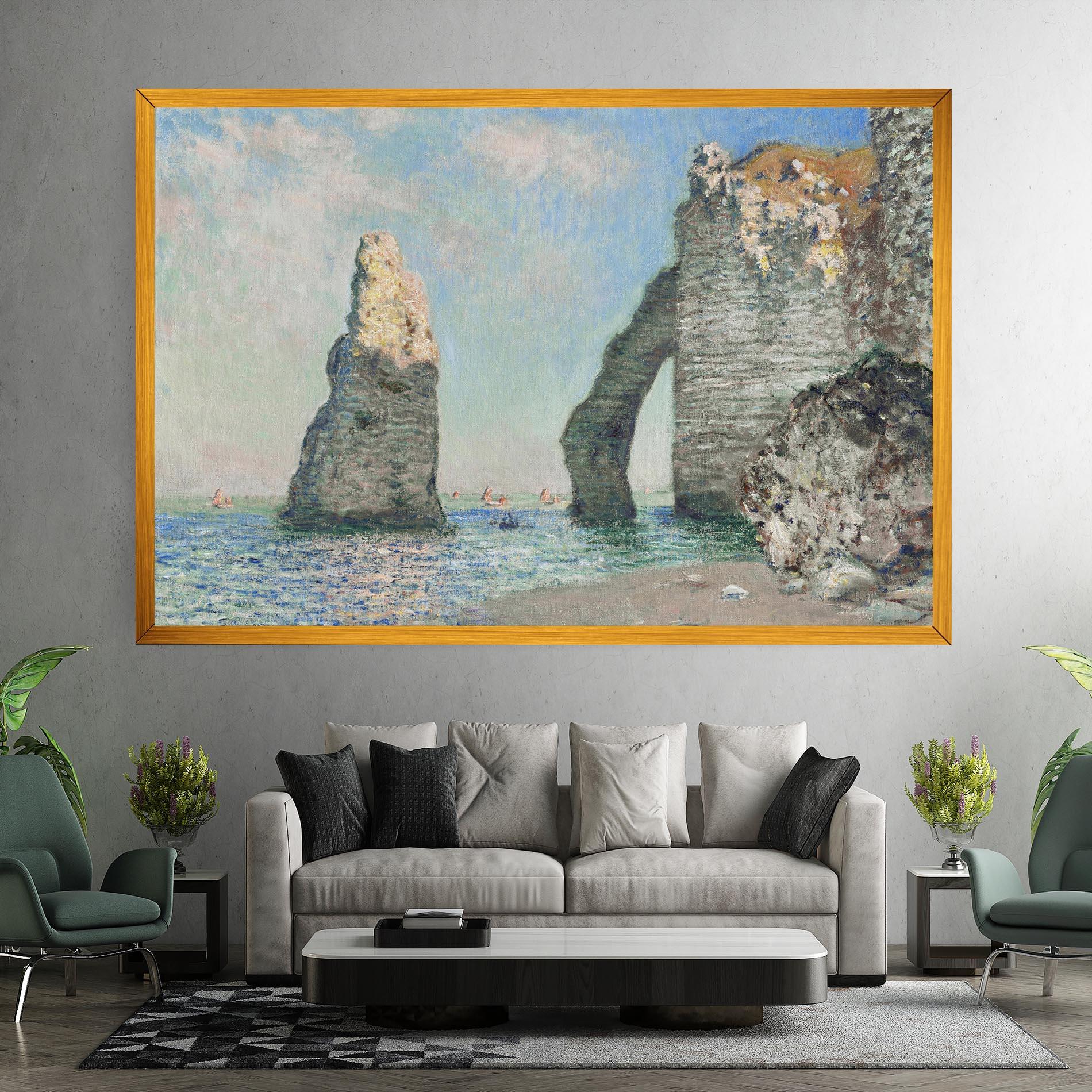 Leinwandbild The Cliffs At Etretat mockup 7