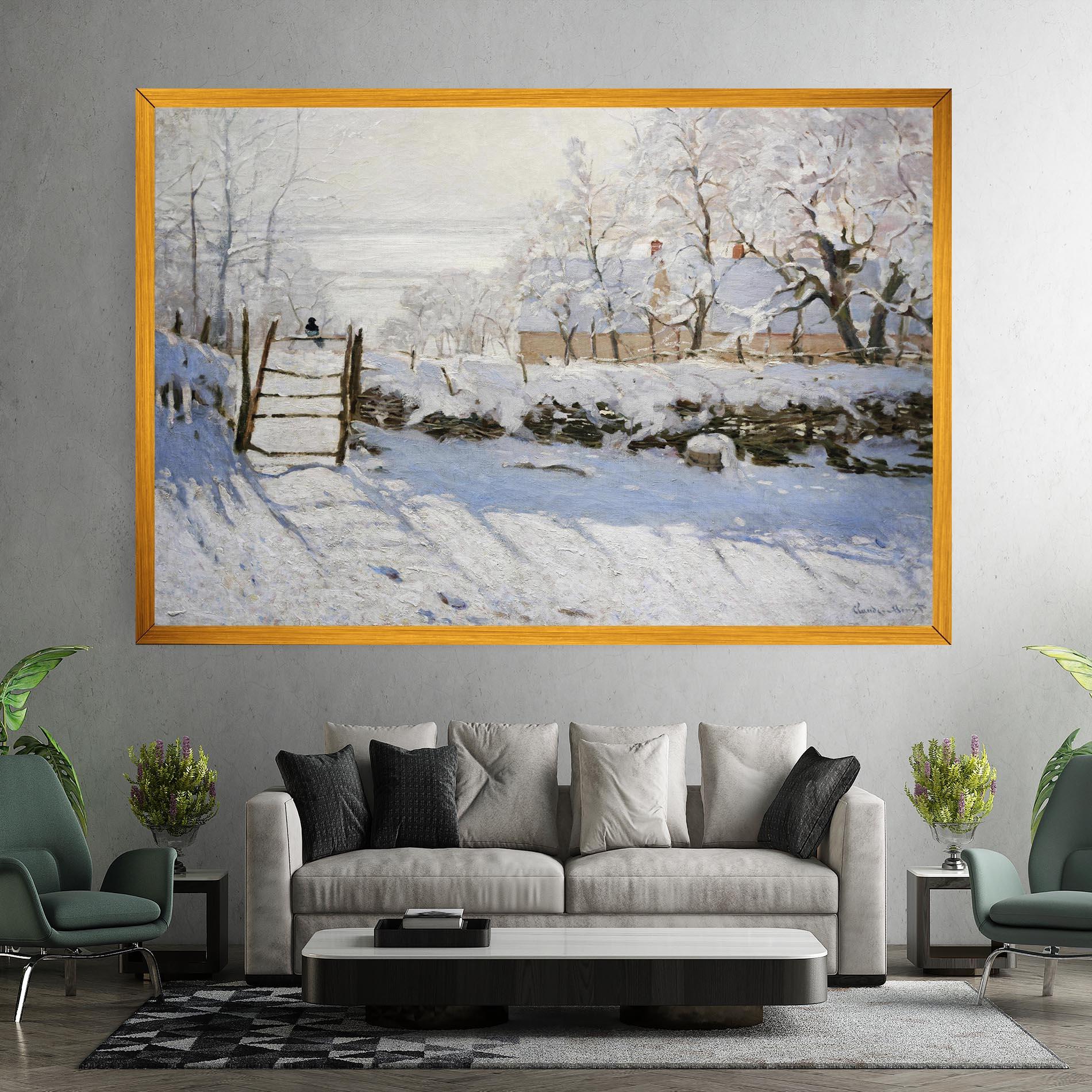 Leinwandbild The Magpie mockup 7