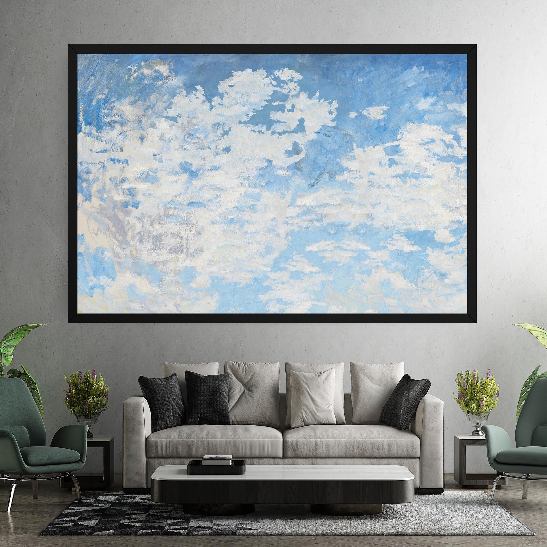 Leinwandbild Clouds Monet mockup 7
