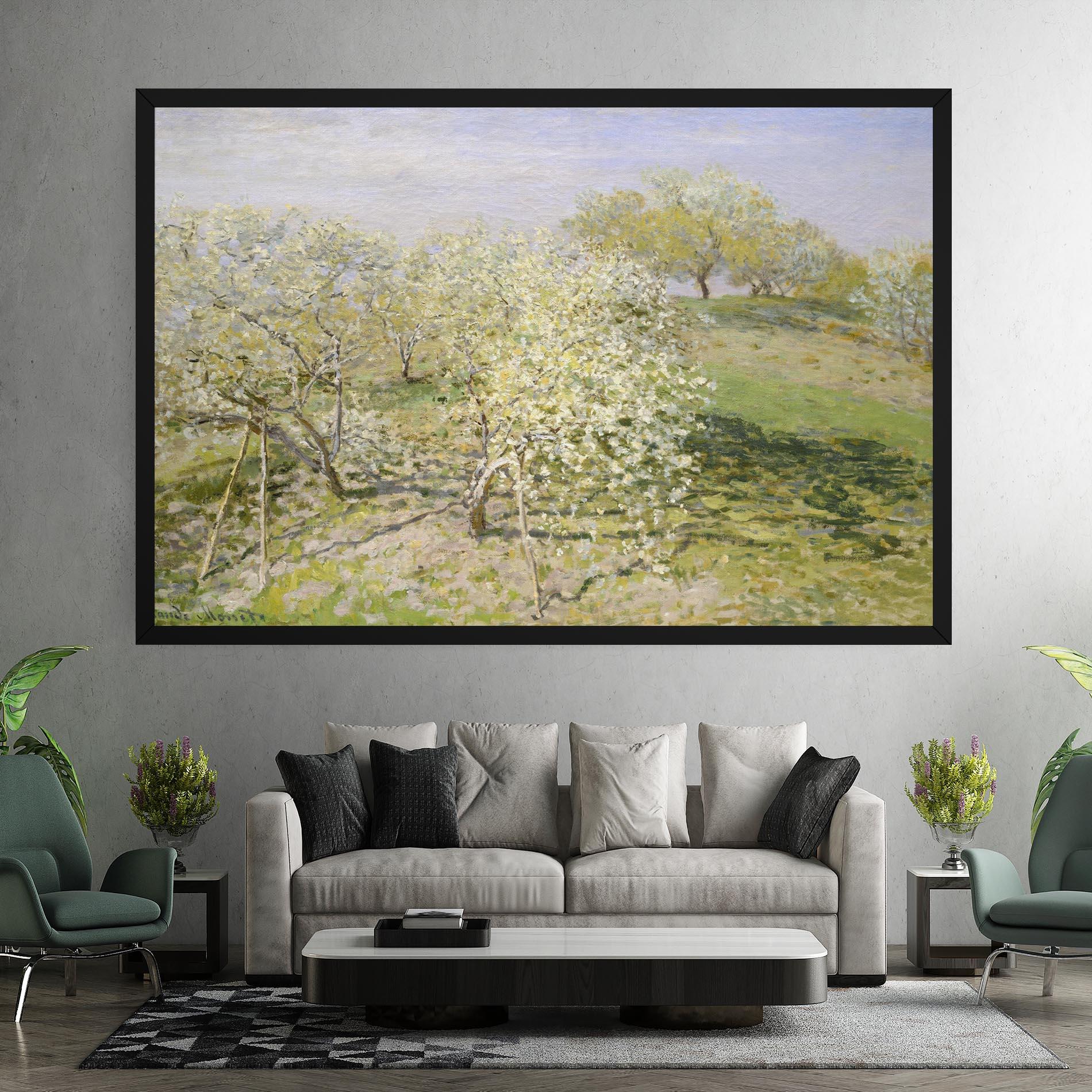 Leinwandbild Fruit Trees In Bloom mockup 7
