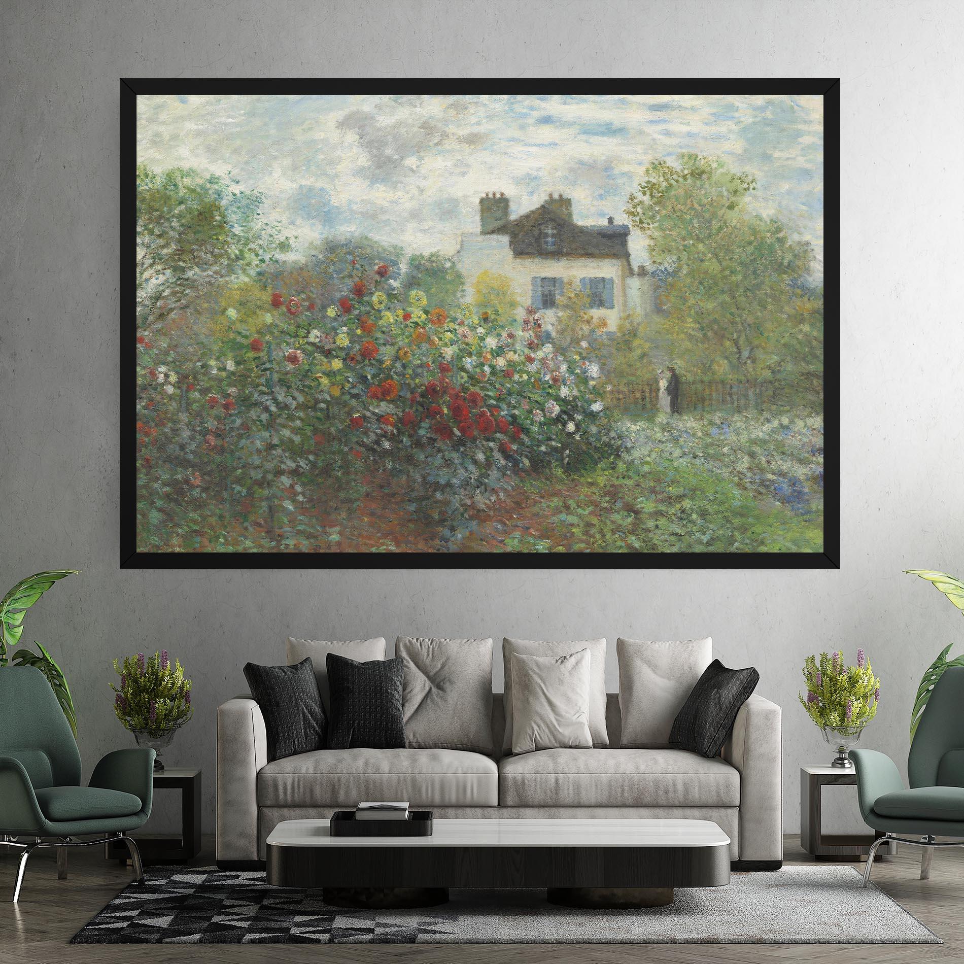 Leinwandbild Garden In Argenteuilt mockup 7