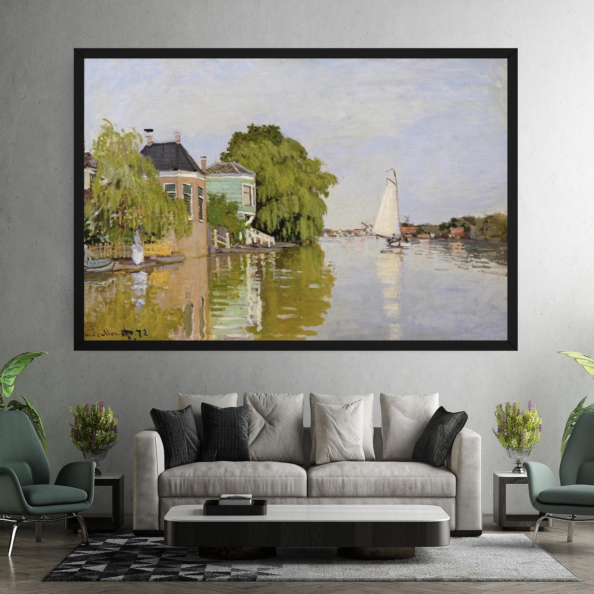 Leinwandbild Houses On The Achterzaan mockup 7