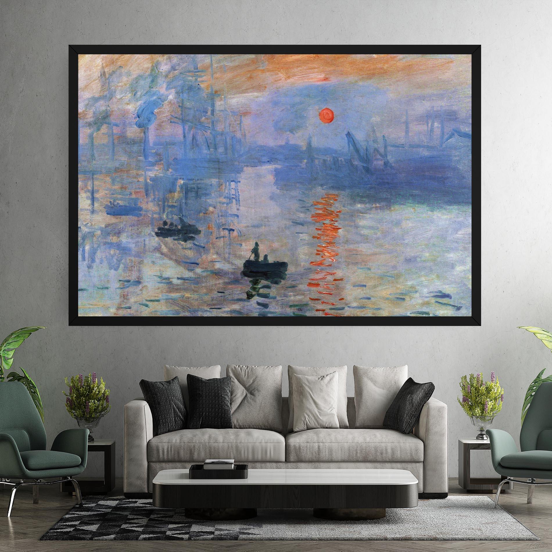 Leinwandbild Monet Impressionist mockup 7