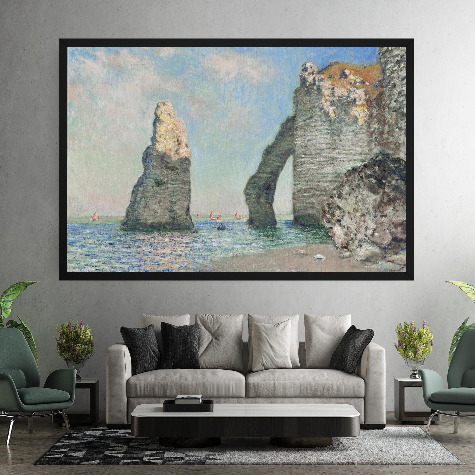 Leinwandbild The Cliffs At Etretat mockup 7