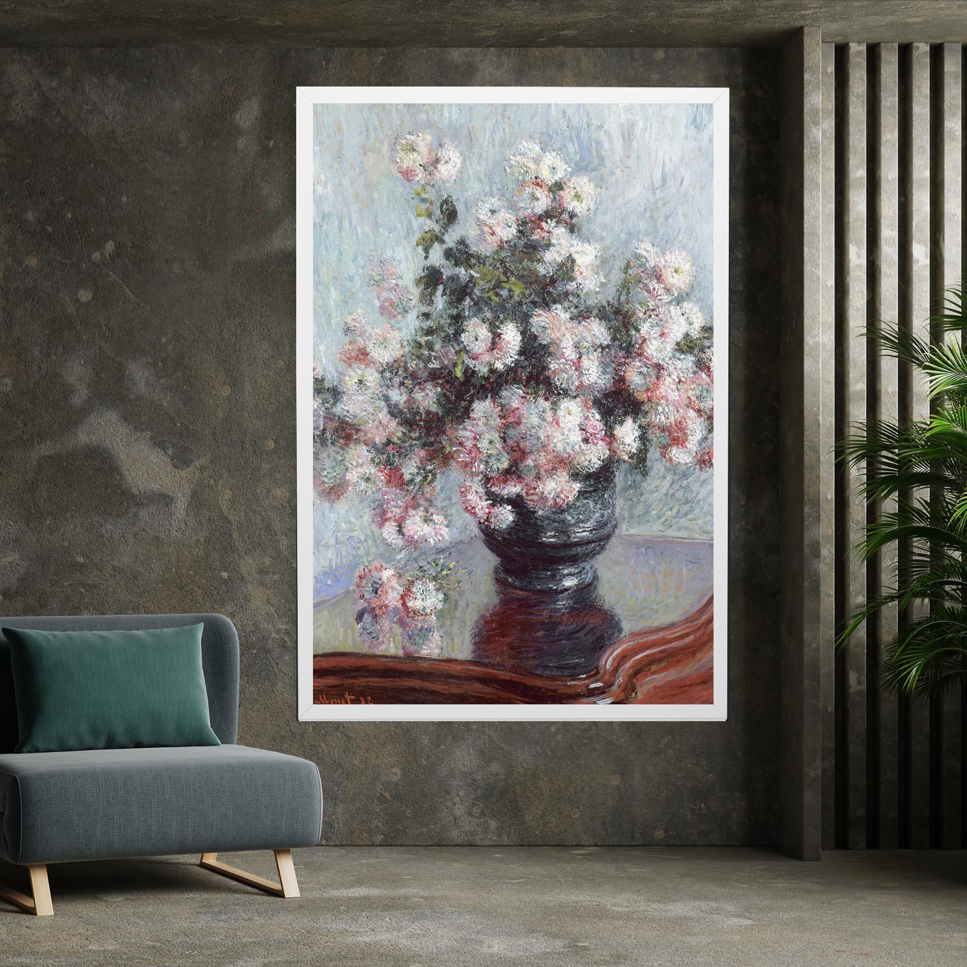 Leinwandbild Chrysanthemums mockup 7