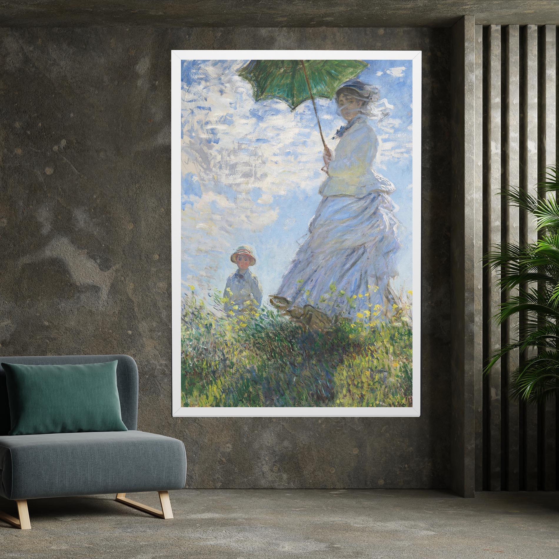 Leinwandbild Parasol Painting mockup 7