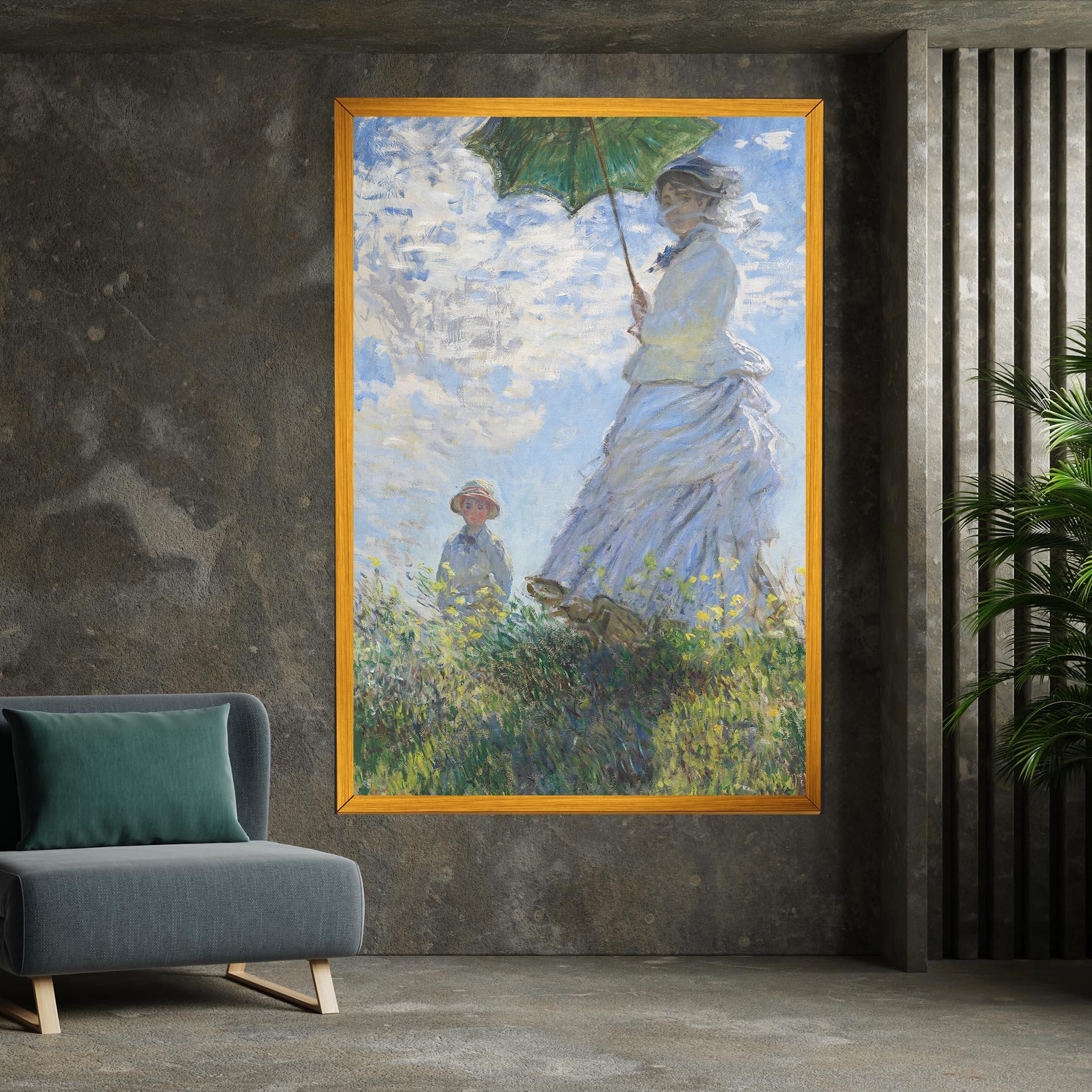 Leinwandbild Parasol Painting mockup 7