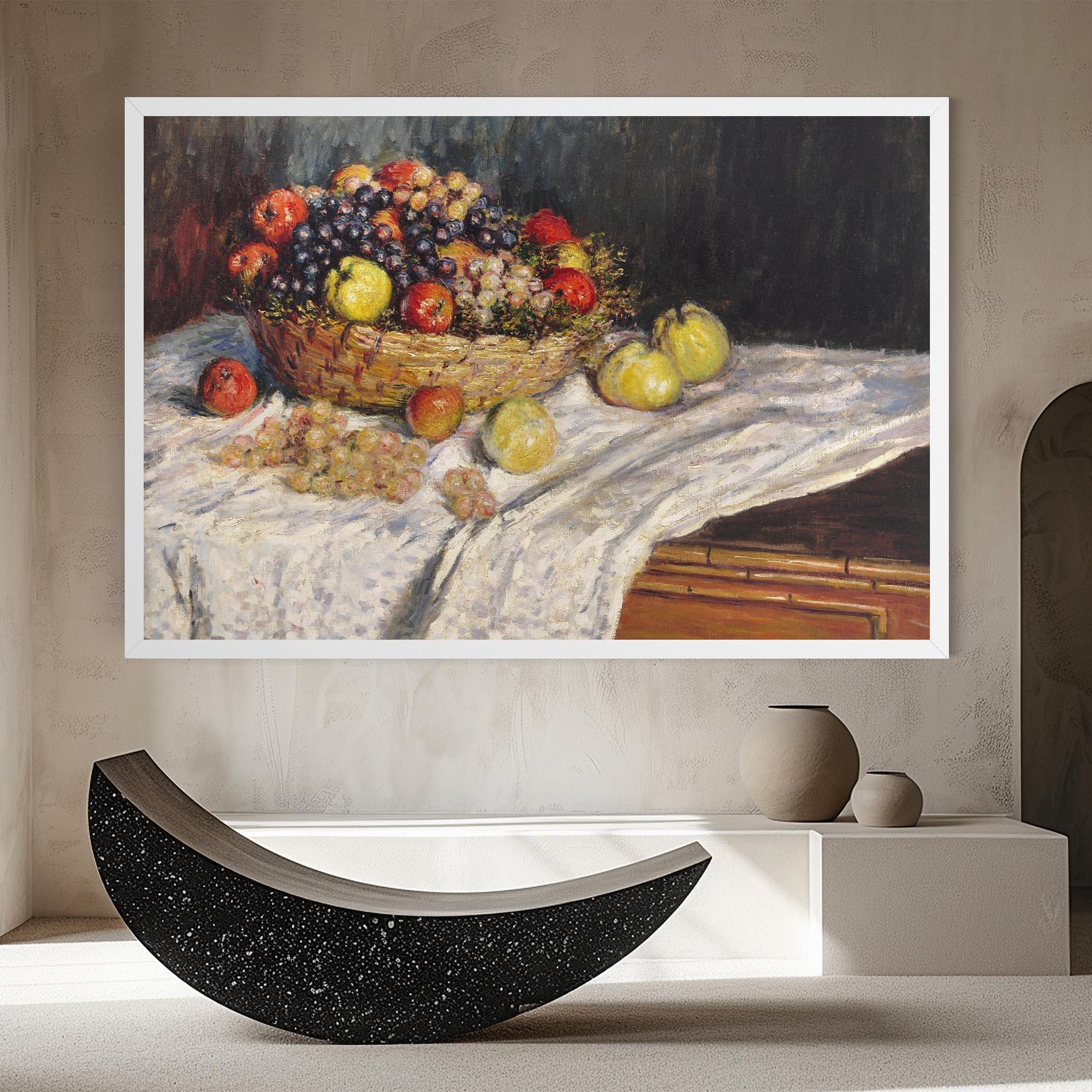 Leinwandbild Apples And Grapes mockup 8