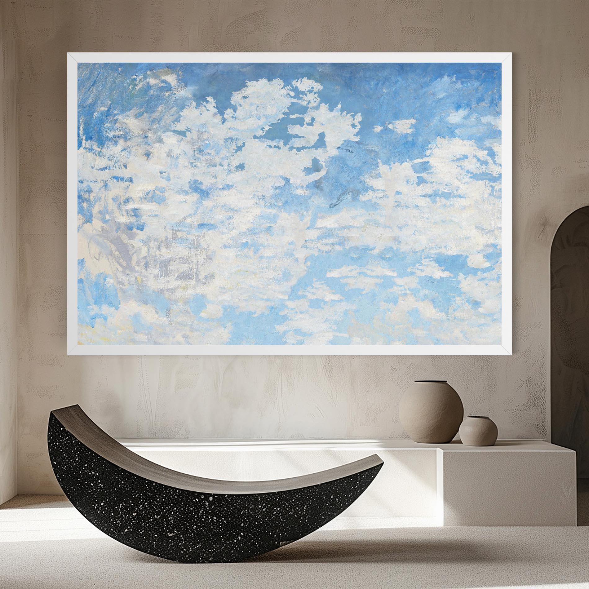 Leinwandbild Clouds Monet mockup 8