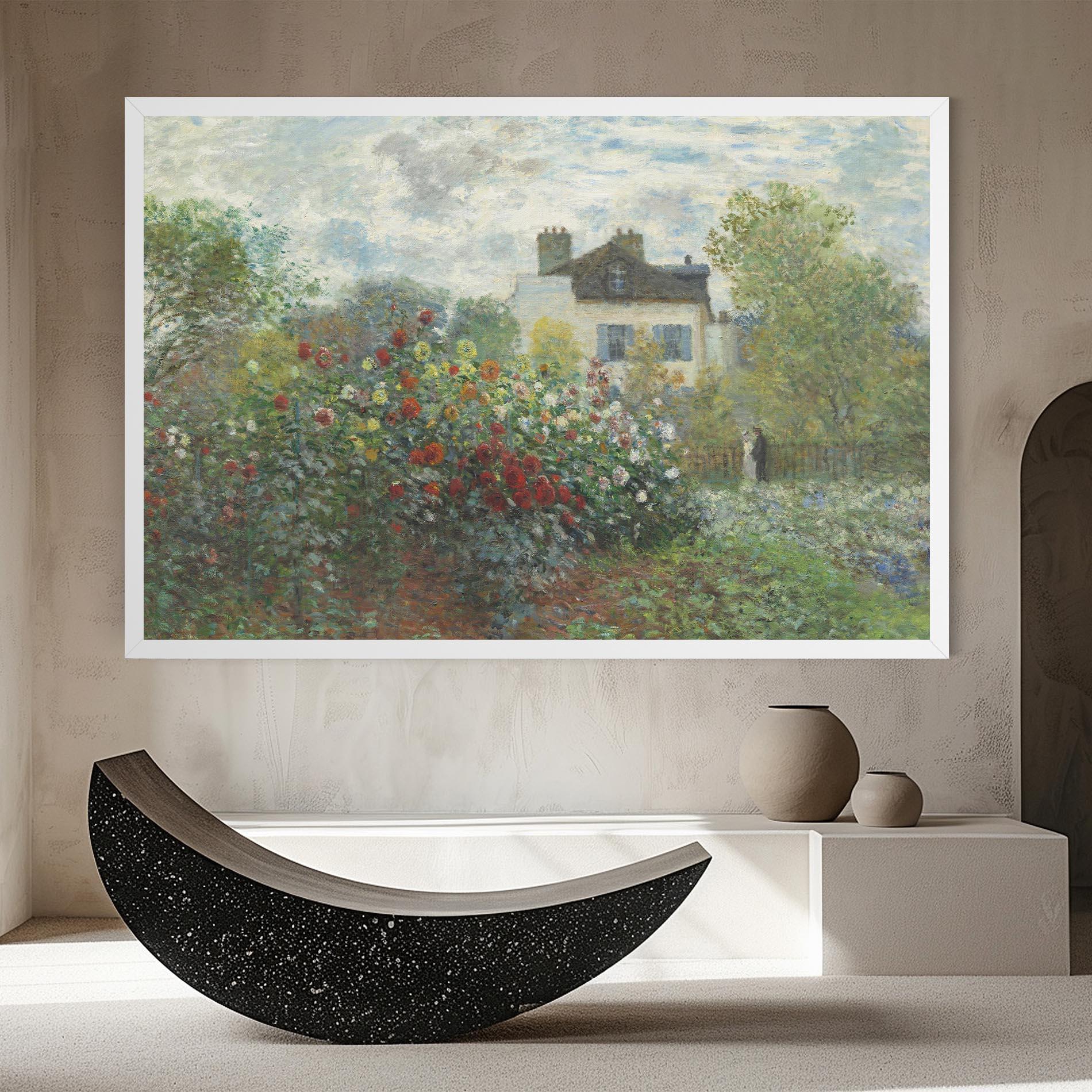 Leinwandbild Garden In Argenteuilt mockup 8